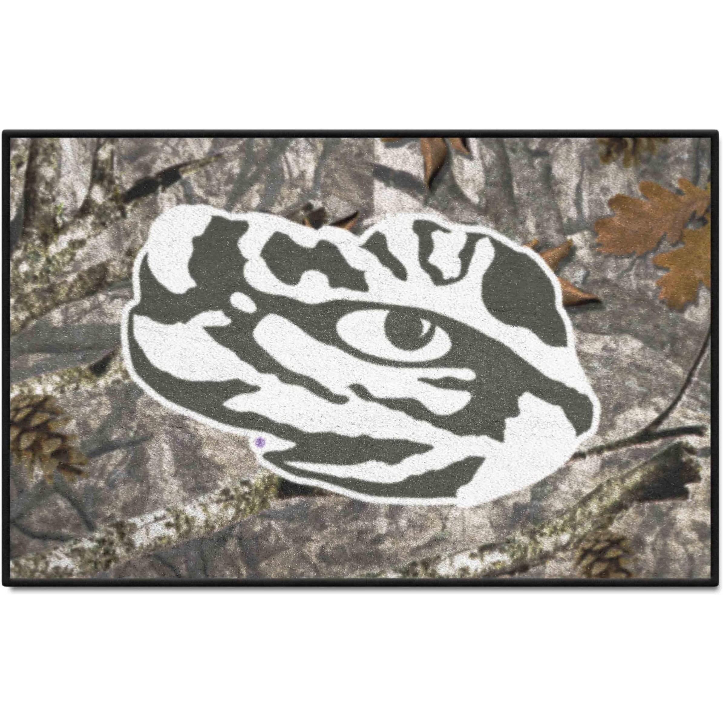 FANMATS 33951 LSU Tigers Camo Starter Mat Accent Rug - 19in. x 30in.