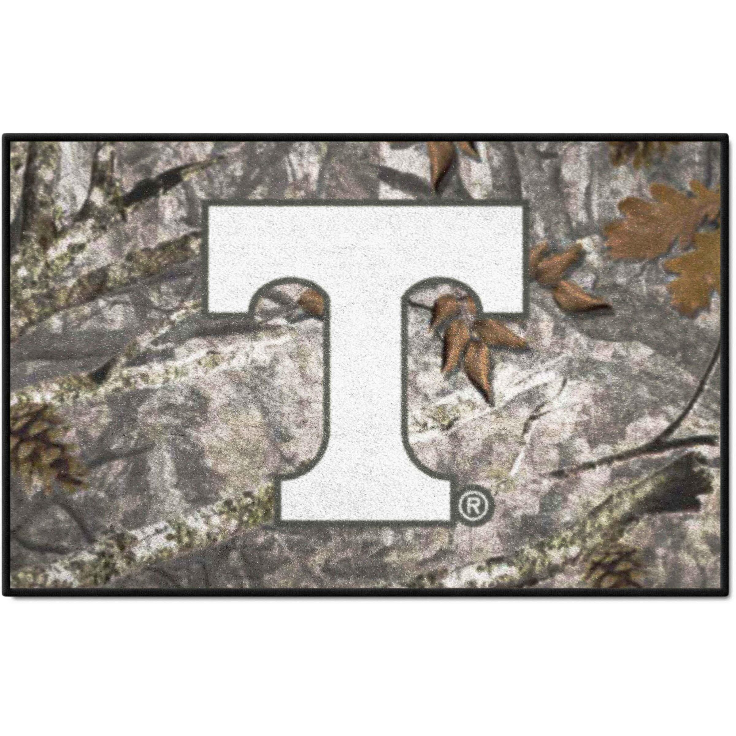 FANMATS 33990 NCAA - Tennessee Volunteers Camo Starter Mat Accent Rug - 19in. x 30in.| Sports Fan Home Decor Rug and Tailgating Mat