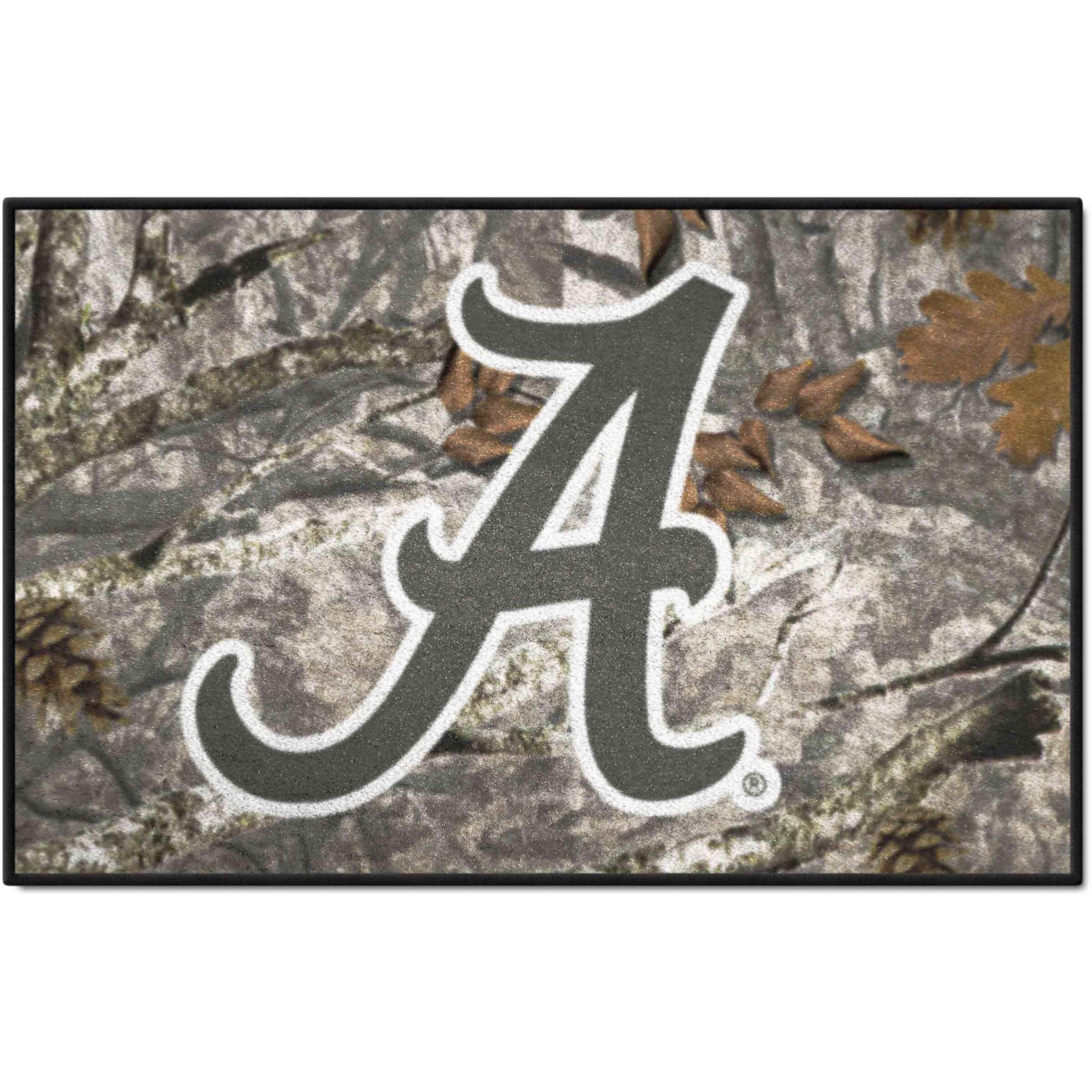 FANMATS 33930 NCAA - Alabama Crimson Tide Camo Starter Mat Accent Rug - 19in. x 30in.| Sports Fan Home Decor Rug and Tailgating Mat