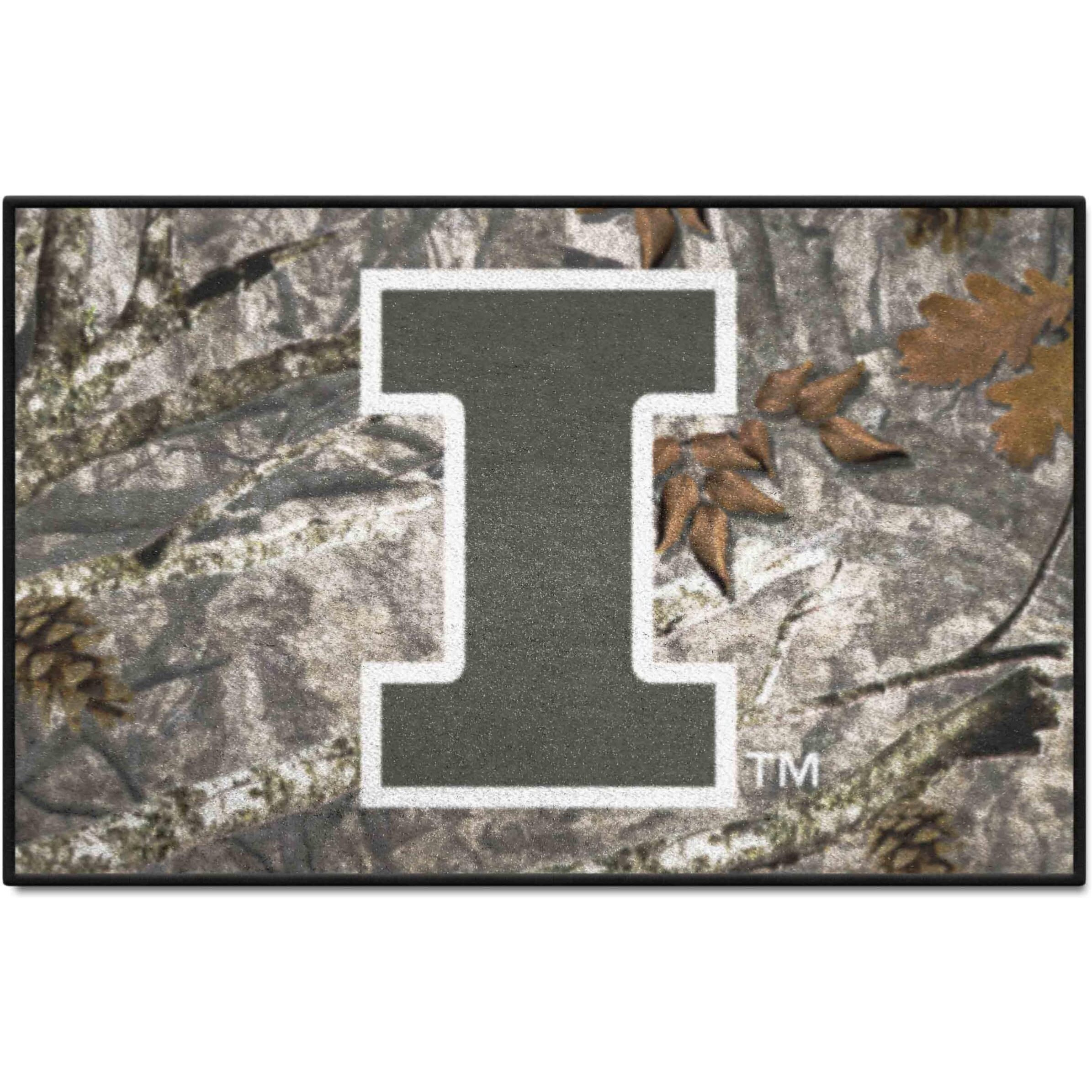 FANMATS 34004 NCAA - Illinois Illini Camo Starter Mat Accent Rug - 19in. x 30in. | Sports Fan Home Decor Rug and Tailgating Mat