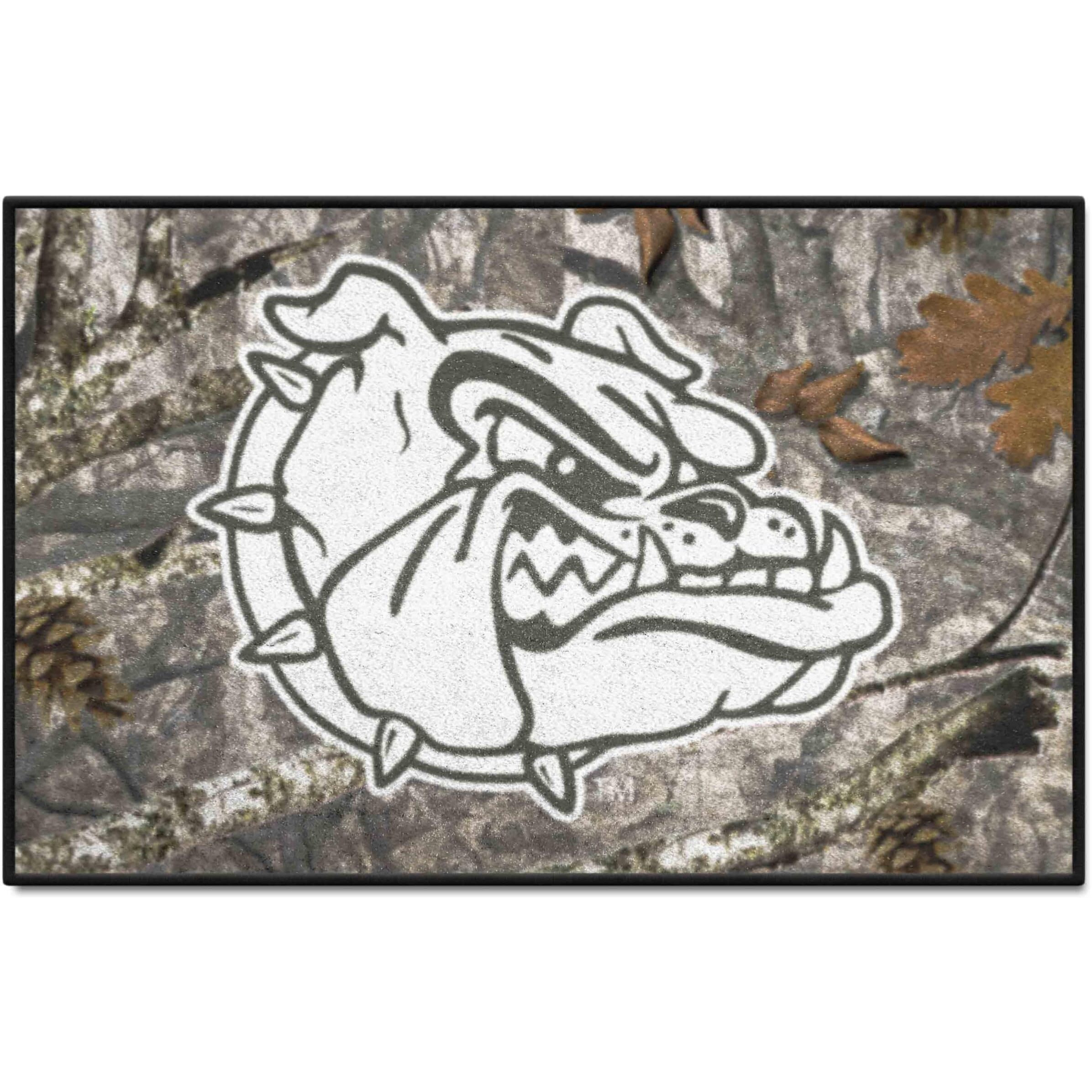 FANMATS 33947 NCAA - Gonzaga Bulldogs Camo Starter Mat Accent Rug - 19in. x 30in.| Sports Fan Home Decor Rug and Tailgating Mat