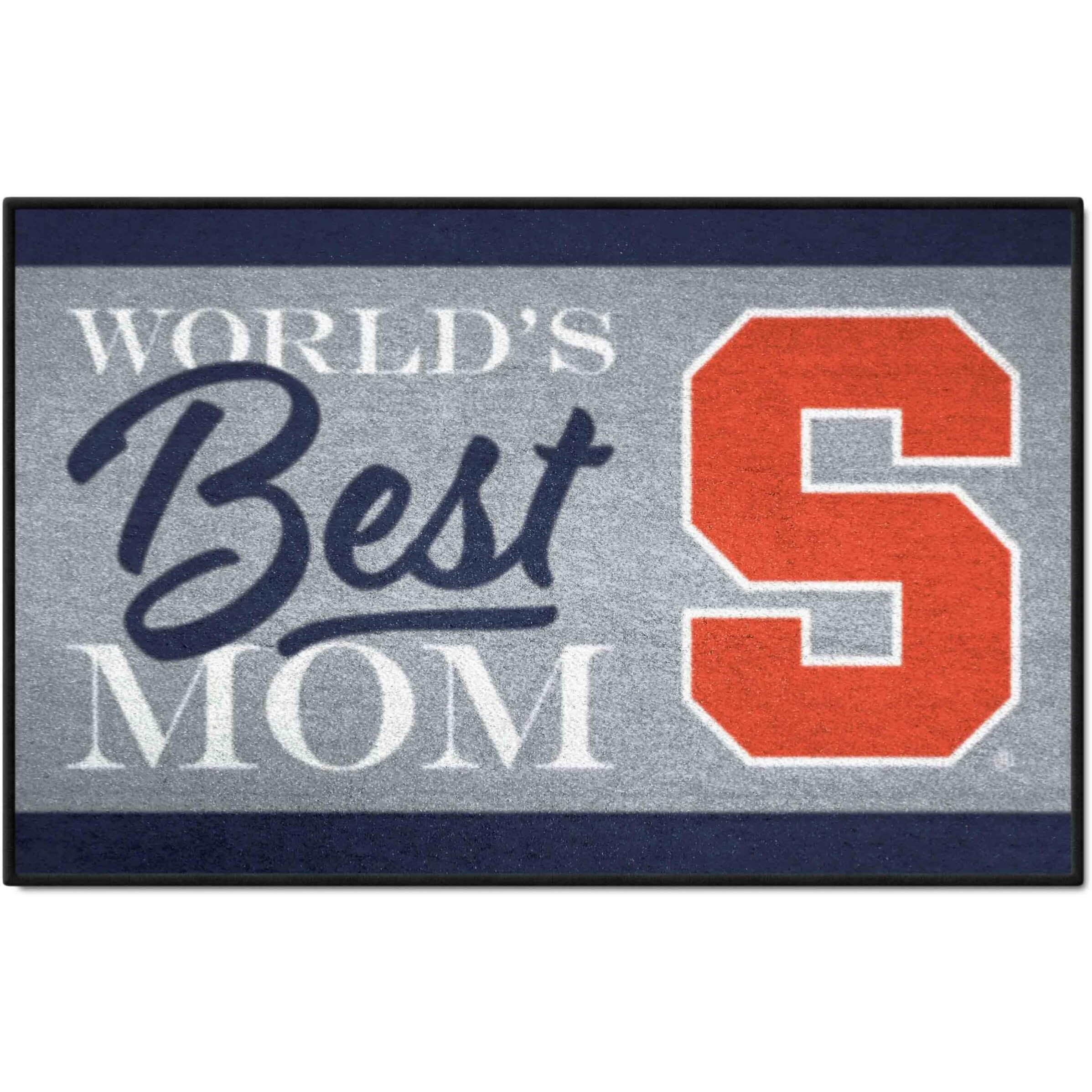 FANMATS 34574 NCAA - Syracuse Orange World's Best Mom Starter Mat Accent Rug - 19in. x 30in.| Sports Fan Home Decor Rug and Tailgating Mat