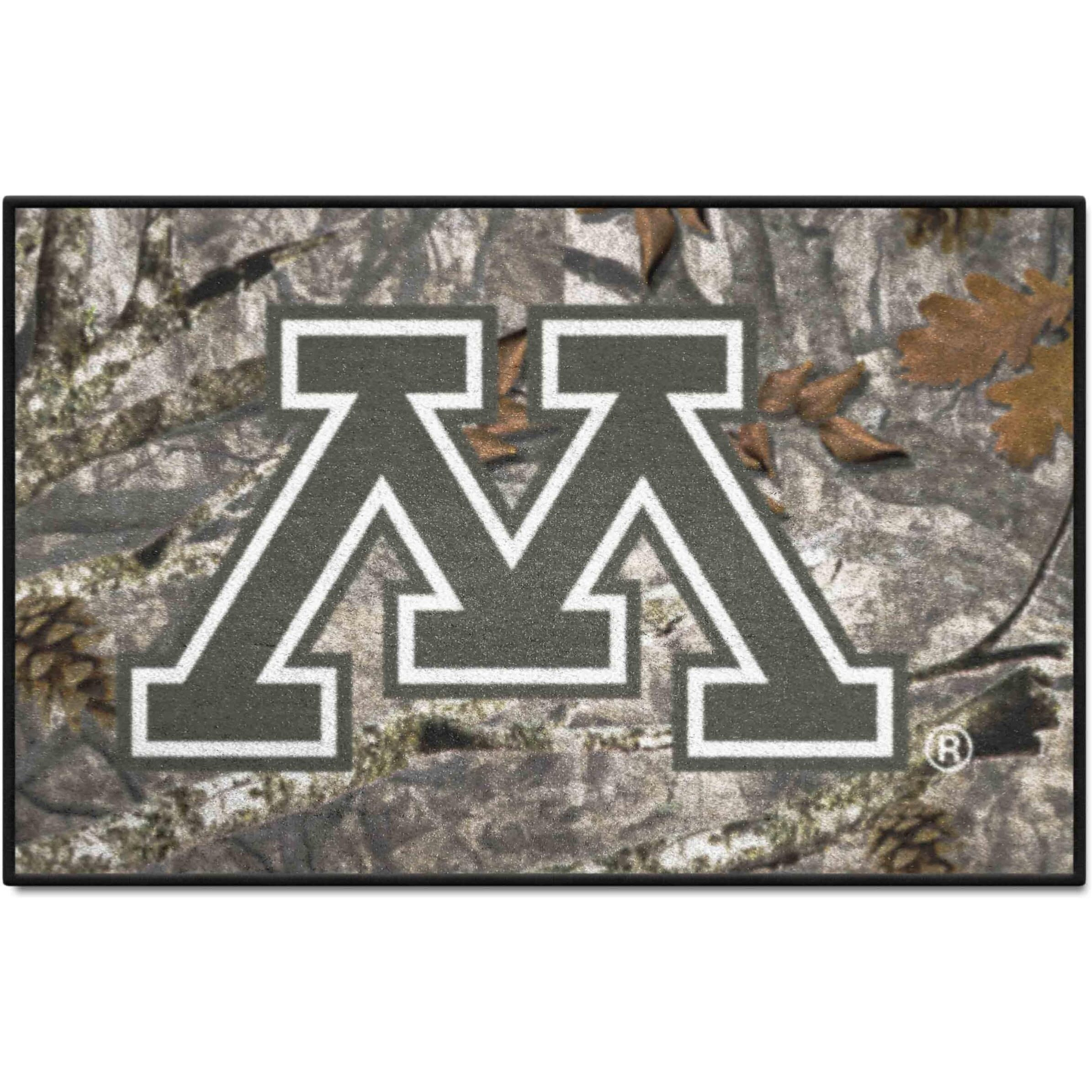 FANMATS 33954 NCAA - Minnesota Golden Gophers Camo Starter Mat Accent Rug - 19in. x 30in.| Sports Fan Home Decor Rug and Tailgating Mat