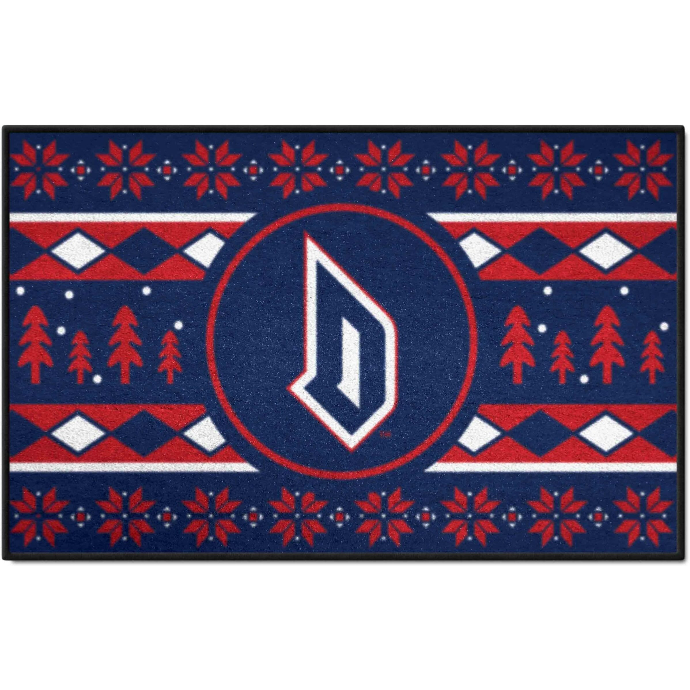 FANMATS 33719 Duquesne Duke Holiday Sweater Starter Mat Accent Rug - 19in. x 30in.
