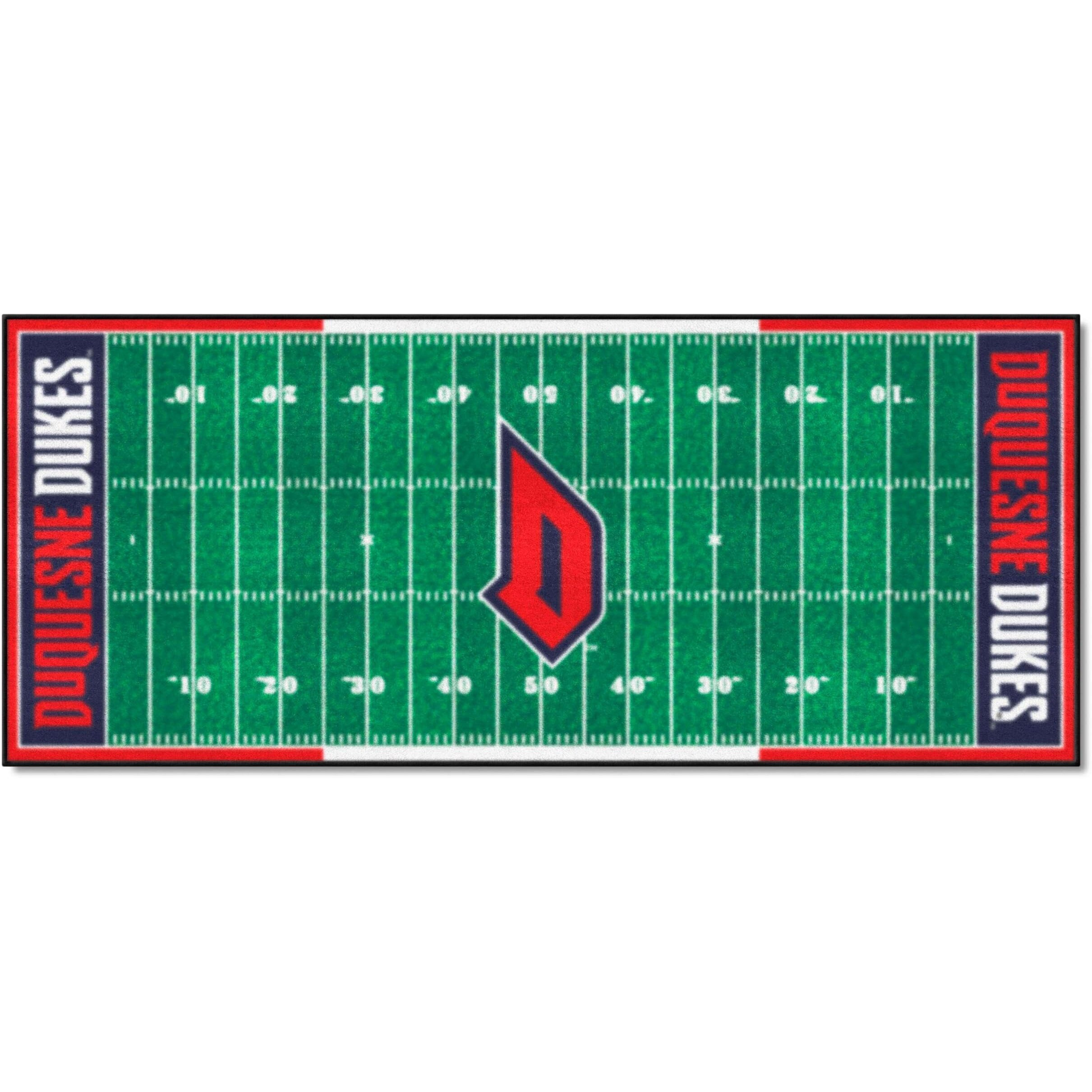 FANMATS 33718 NCAA - Duquesne Duke Field Runner Mat - 30in. x 72in.