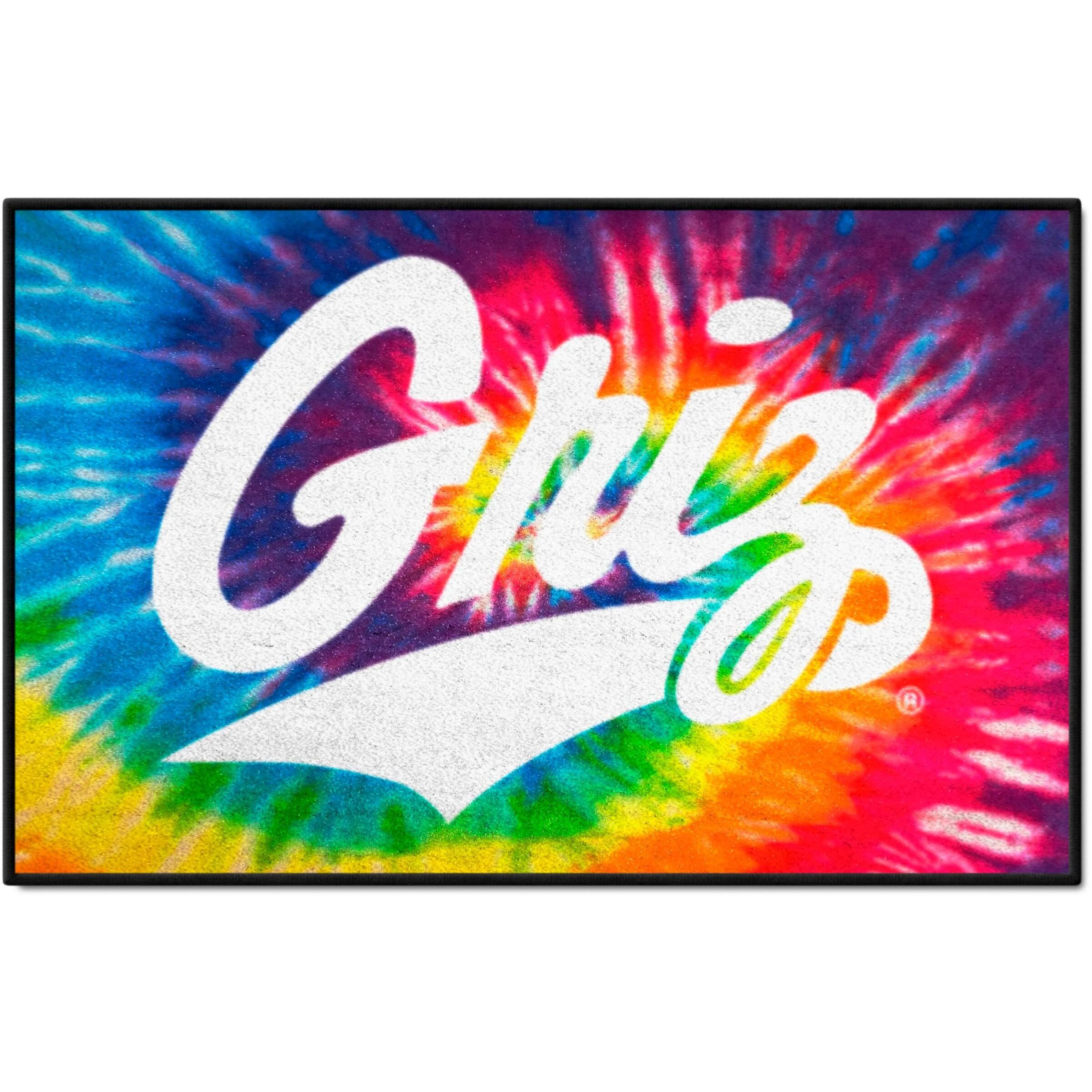 FANMATS 34038 NCAA - Montana Grizzlies Tie Dye Starter Mat Accent Rug - 19in. x 30in.| Sports Fan Home Decor Rug and Tailgating Mat