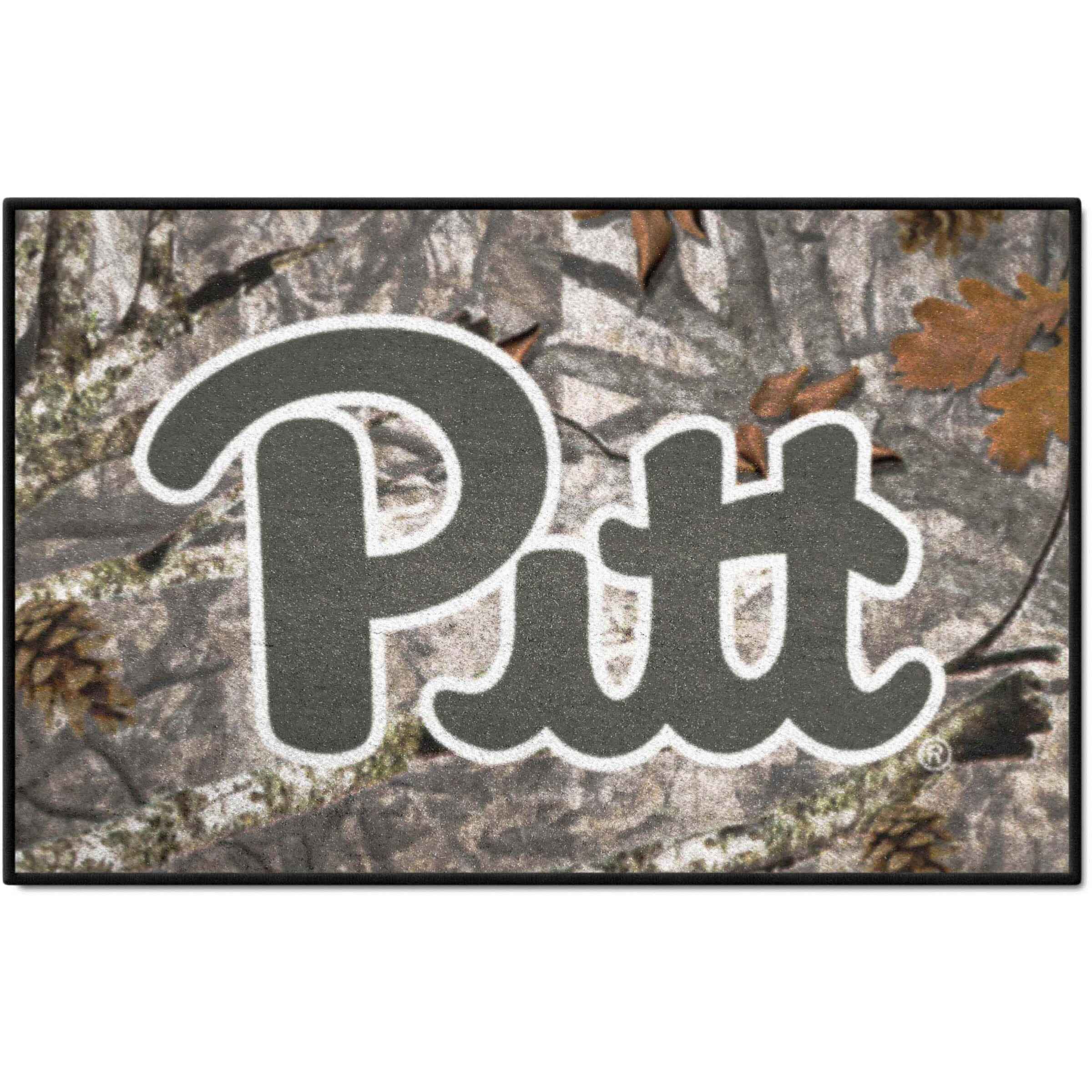 FANMATS 33988 NCAA - Pitt Panthers Camo Starter Mat Accent Rug - 19in. x 30in.