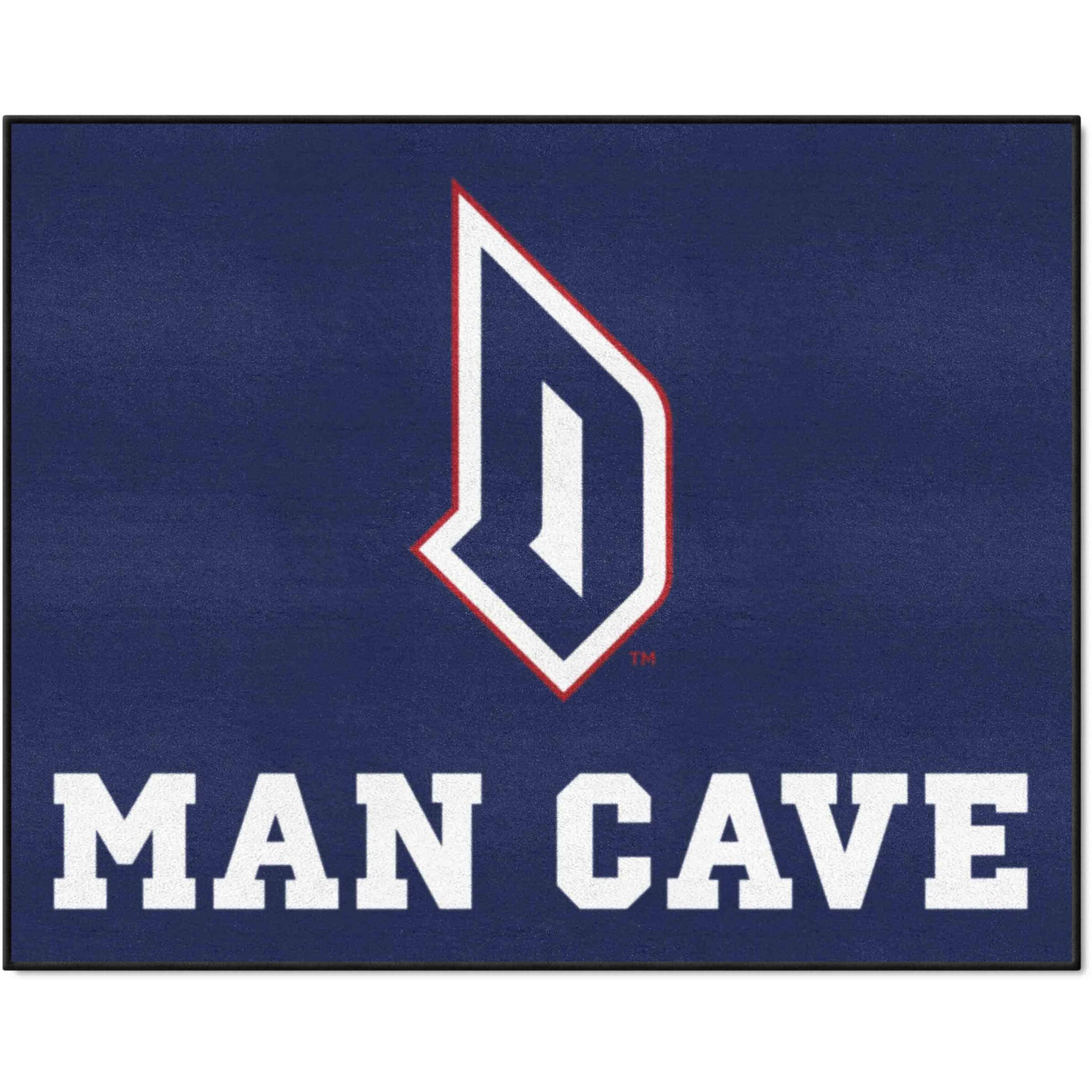 FANMATS 33721 Duquesne University All-Star Mat - Man Cave | Navy | 33.75&quotx42.5" | D Primary Logo