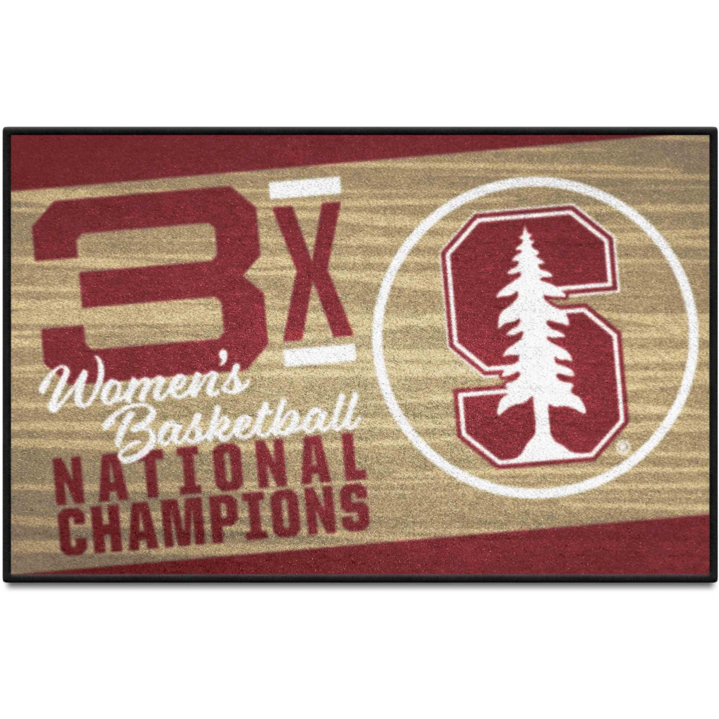 FANMATS 36281 NCAA - Stanford Cardinal Dynasty Starter Mat Accent Rug - 19in. x 30in.| Sports Fan Home Decor Rug and Tailgating Mat