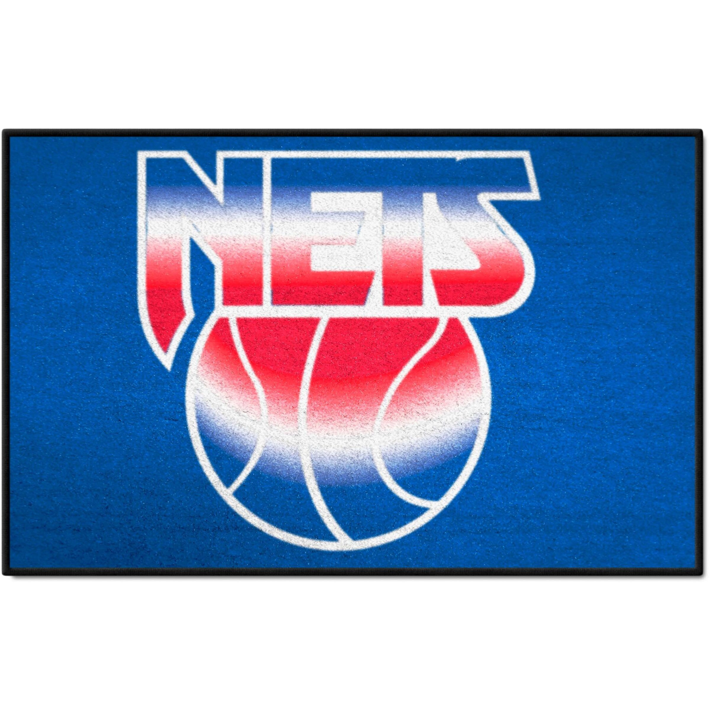 FANMATS 35337 NBA Retro - New Jersey Nets Starter Mat Accent Rug - 19in. x 30in.| Sports Fan Home Decor Rug and Tailgating Mat