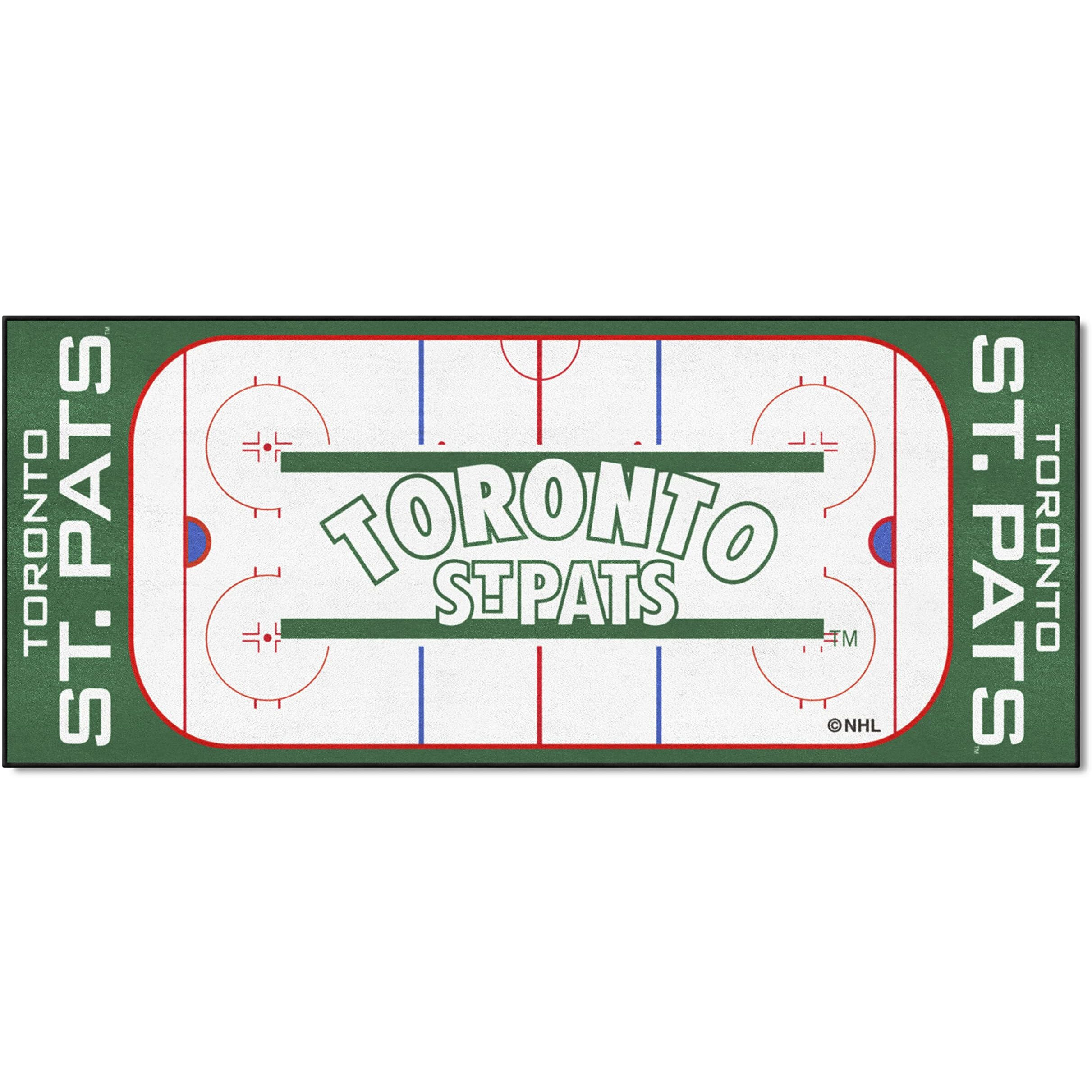 FANMATS 35599 NHL Retro - Toronto St. Pats Rink Runner - 30in. x 72in.