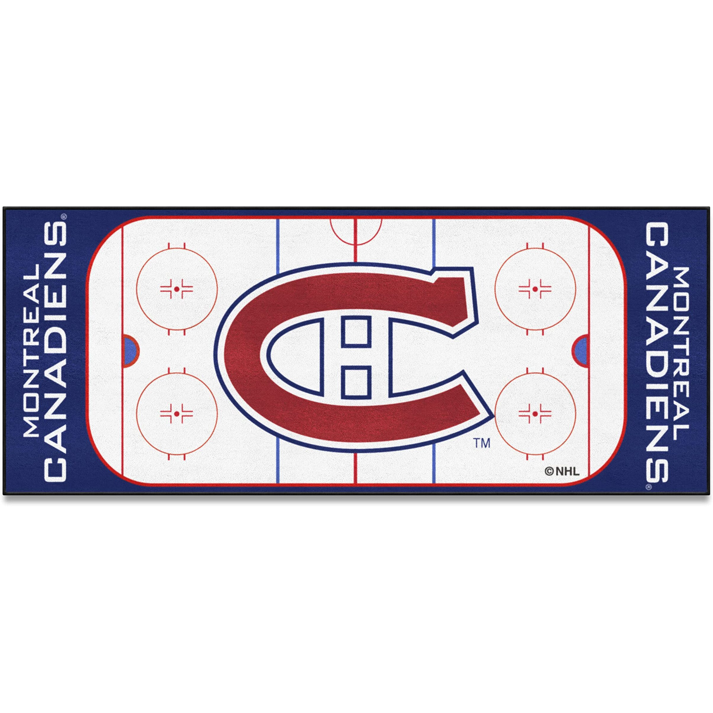 FANMATS 35536 NHL Retro - Montreal Canadiens Rink Runner - 30in. x 72in.