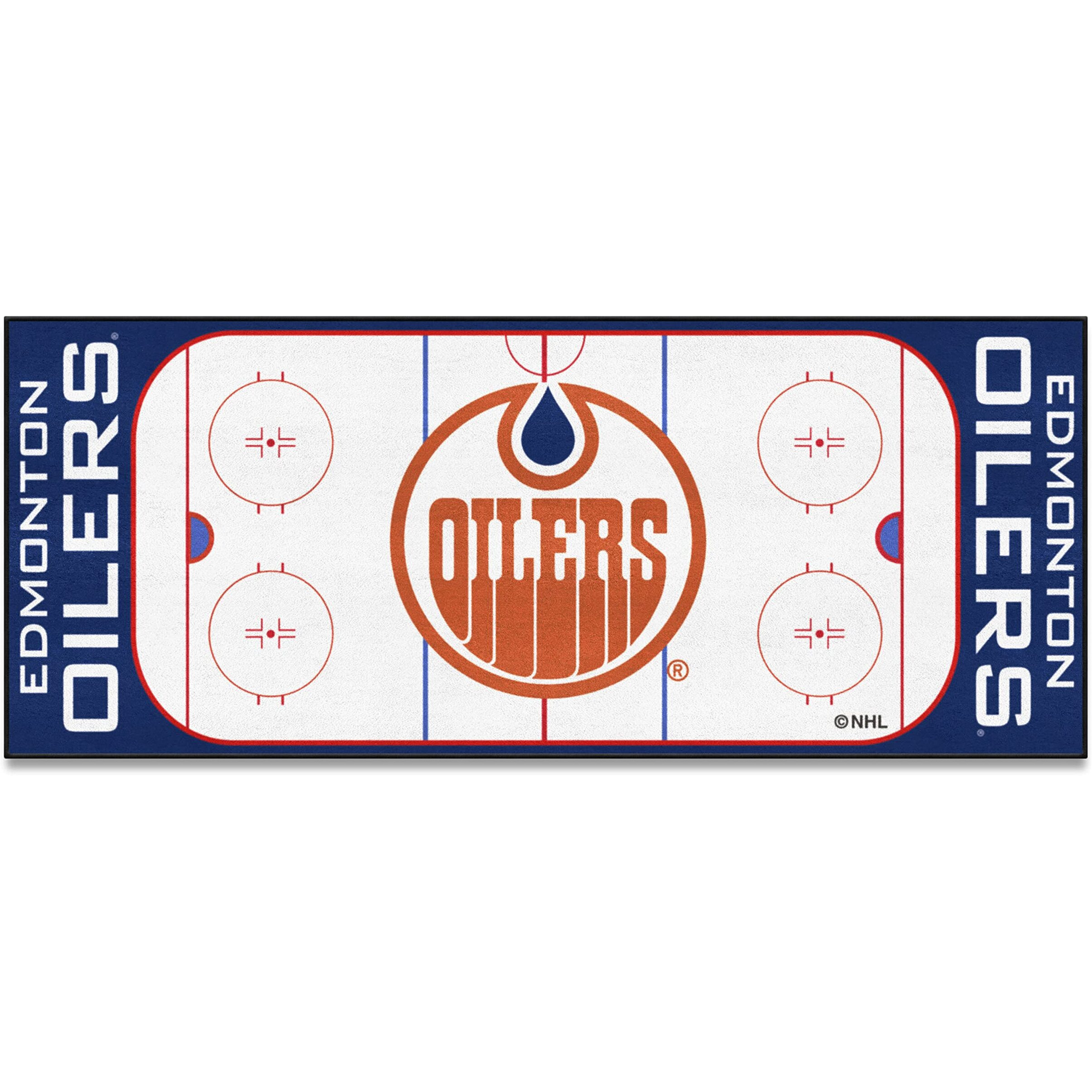 FANMATS 35487 NHL Retro - Edmonton Oilers Rink Runner - 30in. x 72in.