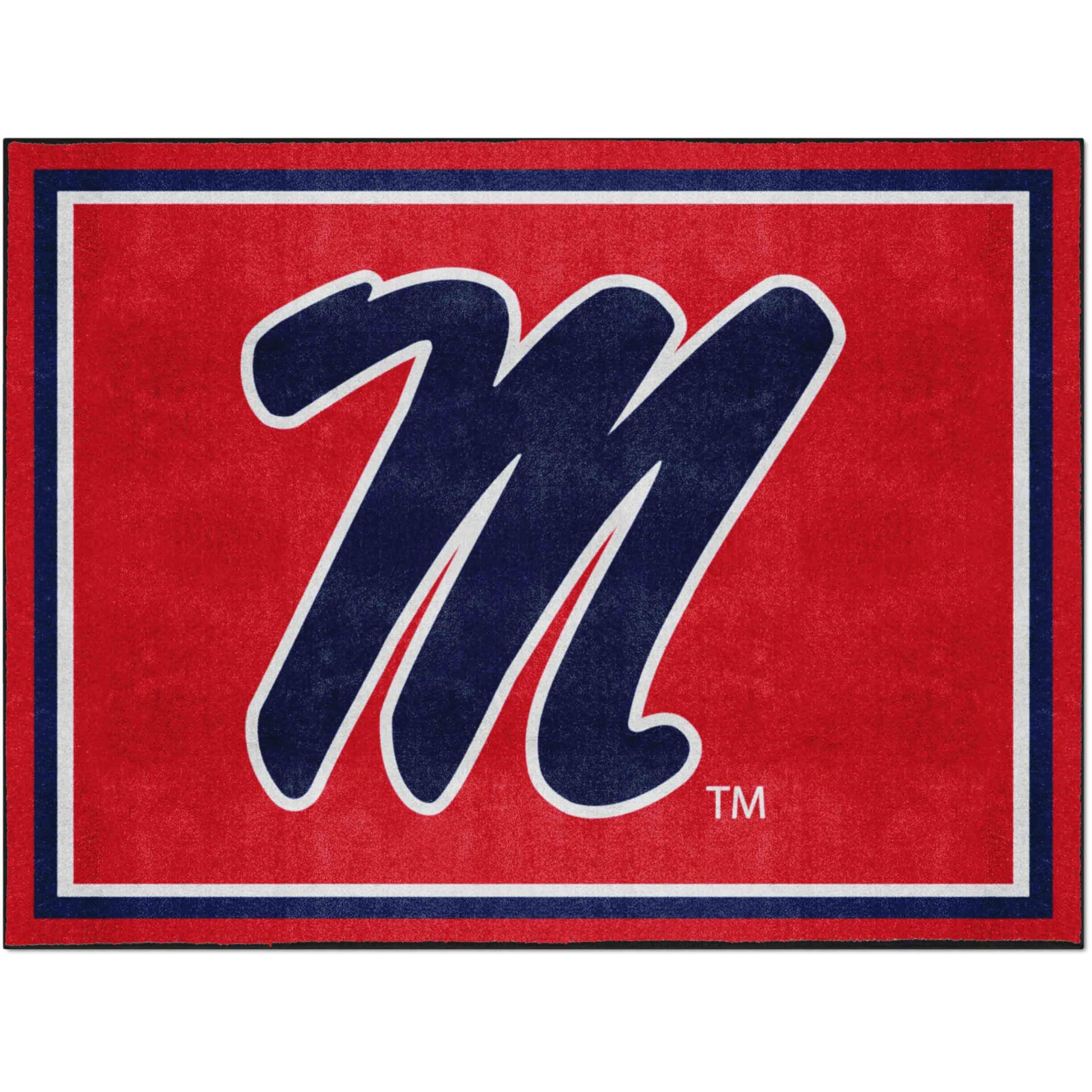 FANMATS 35826 Ole Miss Rebels Starter Mat Accent Rug - 19in. x 30in.