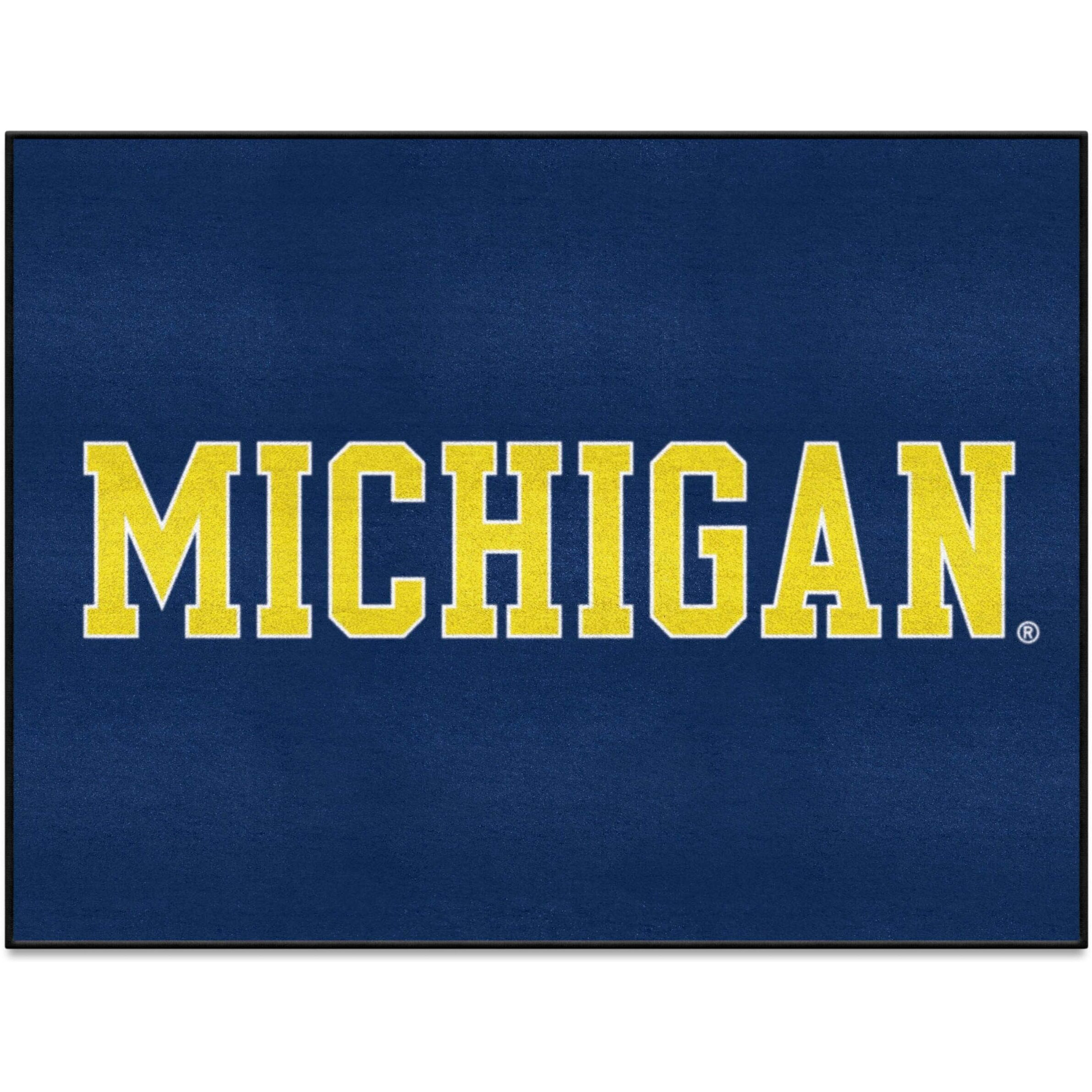 FANMATS 36688 University of Michigan All-Star Mat | Blue | 33.75&quotx42.5" | Michigan Wordmark
