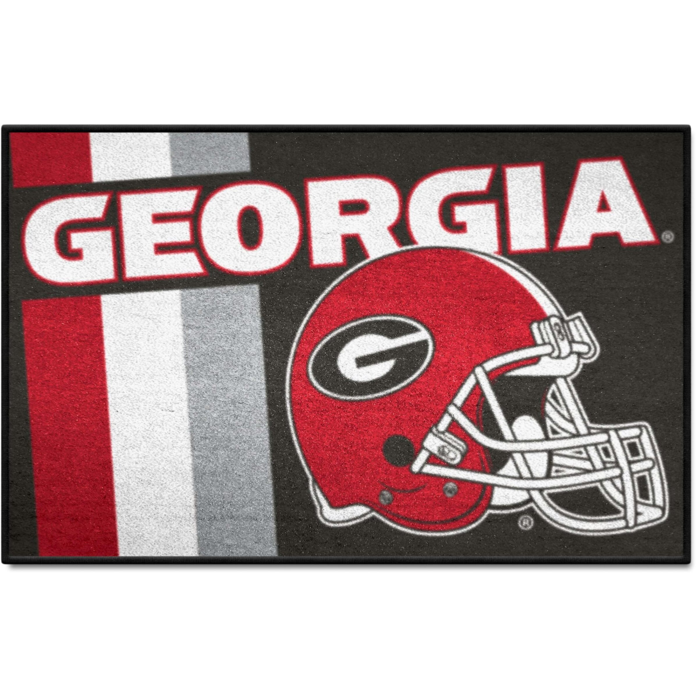 FANMATS 36804 NCAA - Georgia Bulldogs Starter Mat Accent Rug - 19in. x 30in., Uniform Design