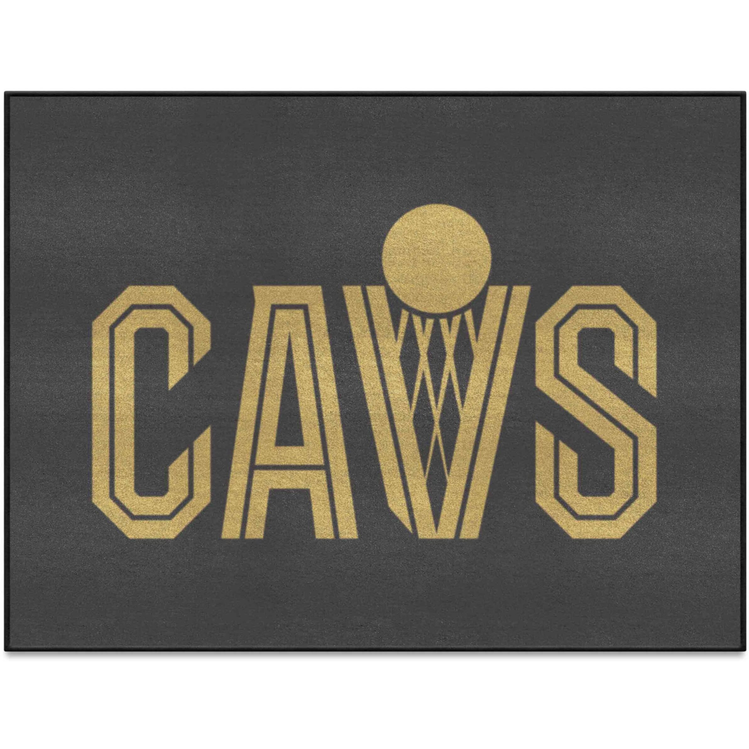 FANMATS 36913 NBA - Cleveland Cavaliers All-Star Mat | Black | 33.75&quotx42.5" | CAVS Secondary Logo