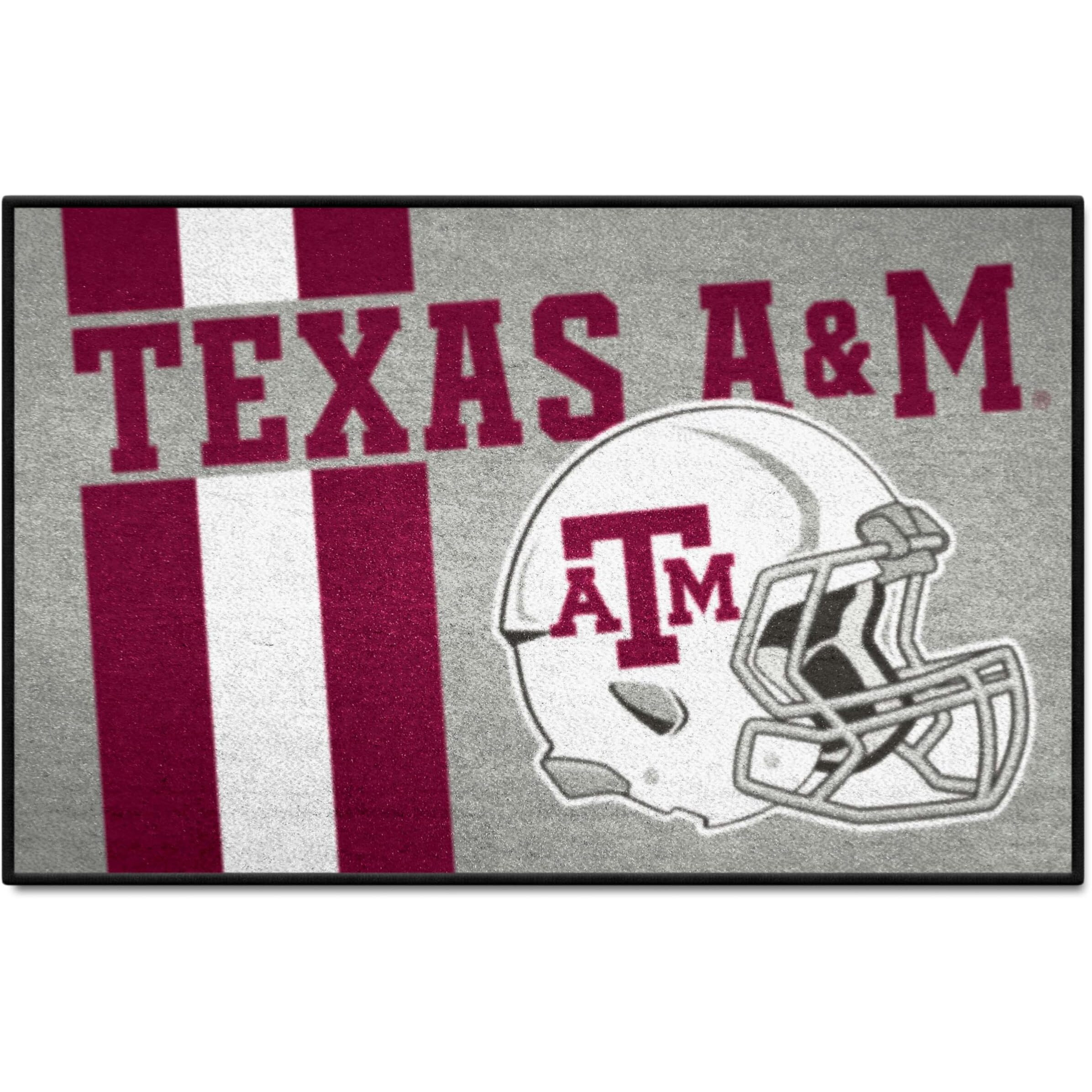 FANMATS 36802 NCAA - Texas A&M Aggies Starter Mat Accent Rug - 19in. x 30in., Uniform Design| Sports Fan Home Decor Rug and Tailgating Mat