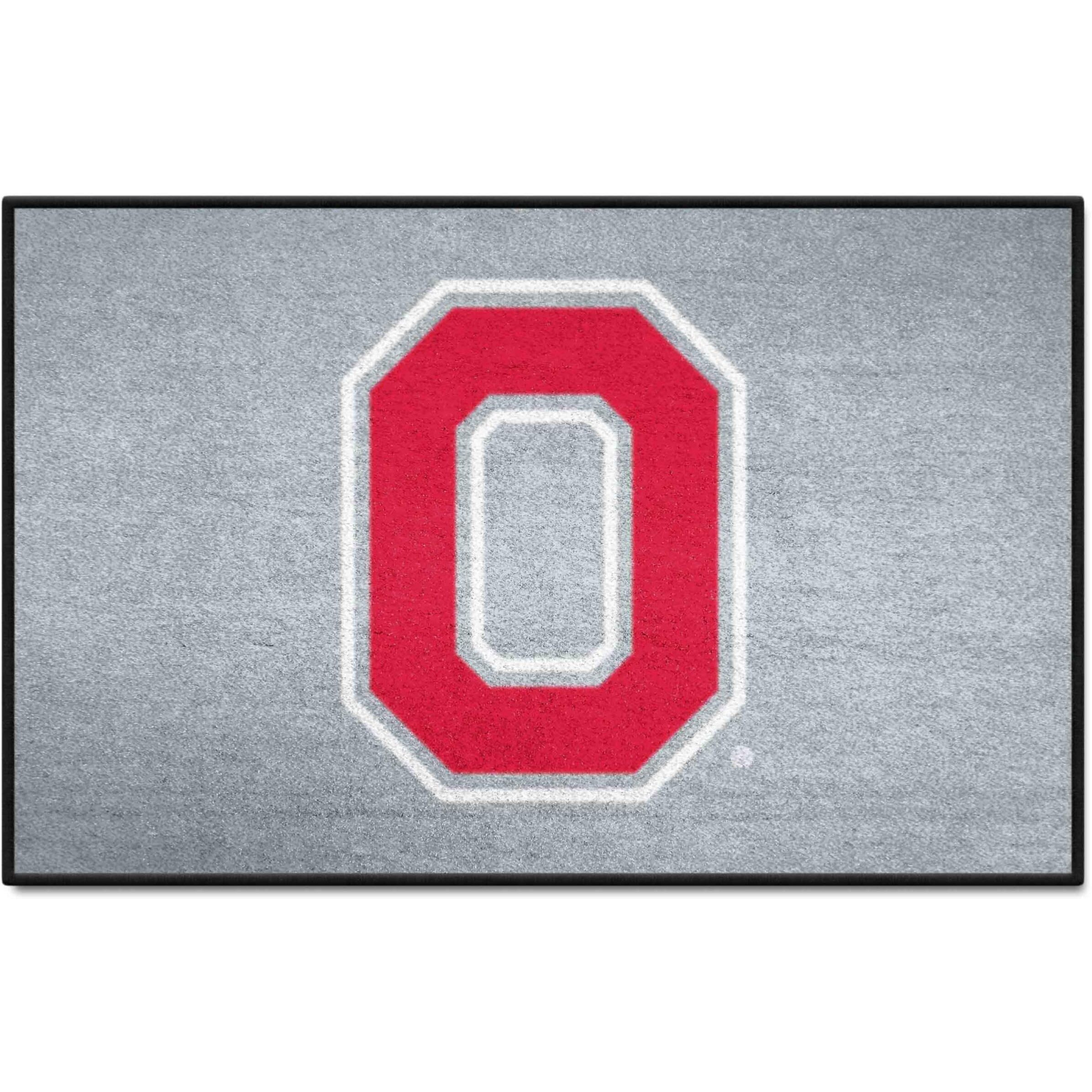 FANMATS 36437 NCAA - Ohio State Buckeyes Starter Mat Accent Rug - 19in. x 30in.| Sports Fan Home Decor Rug and Tailgating Mat