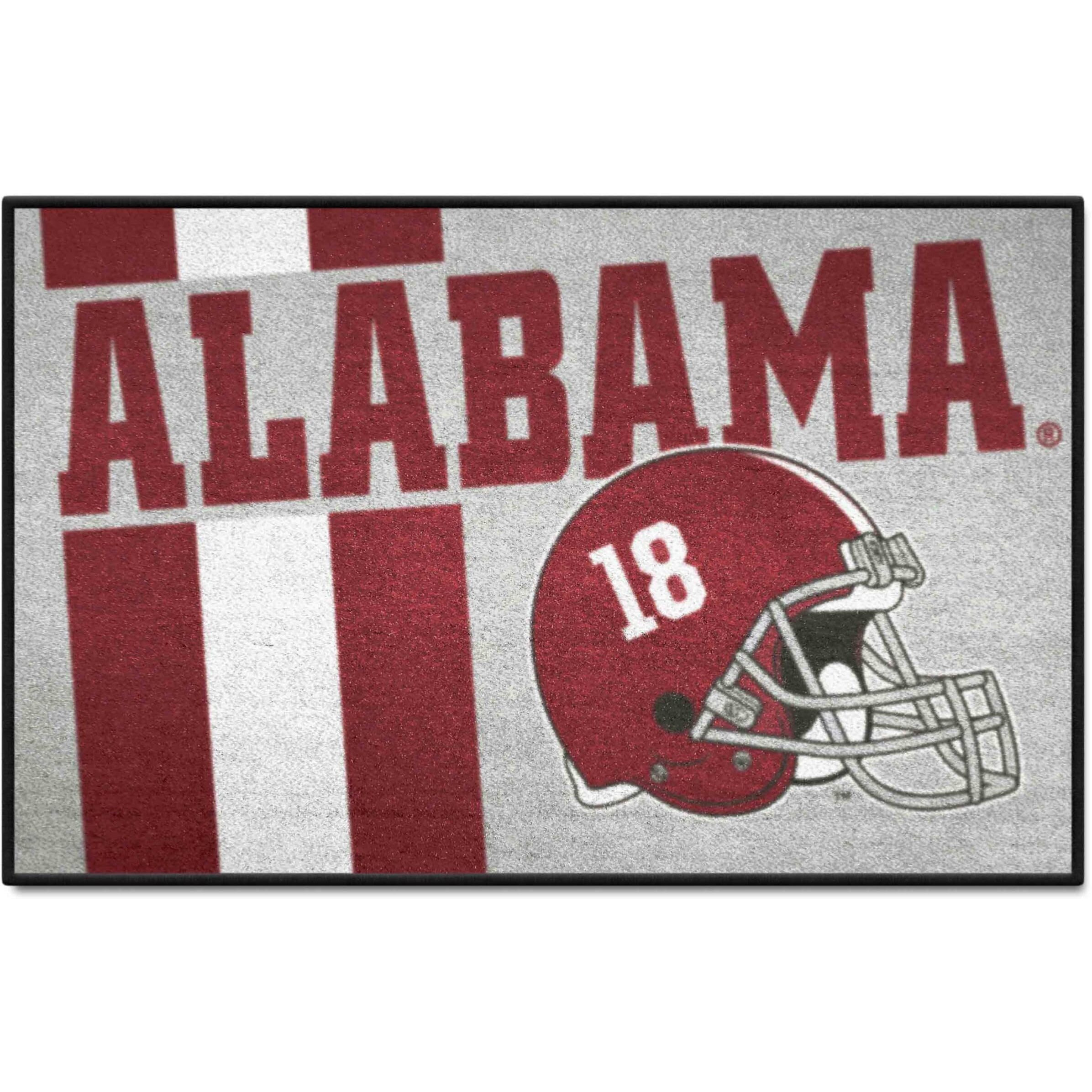 FANMATS 36796 NCAA - Alabama Crimson Tide Starter Mat Accent Rug - 19in. x 30in., Uniform Design