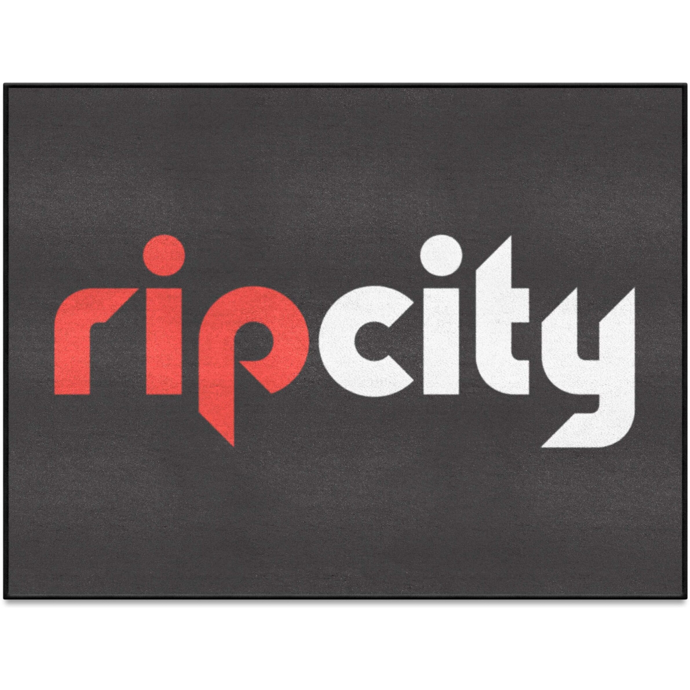 FANMATS 37084 NBA - Portland Trail Blazers All-Star Mat | Black | 33.75&quotx42.5" | Rip City Secondary Logo