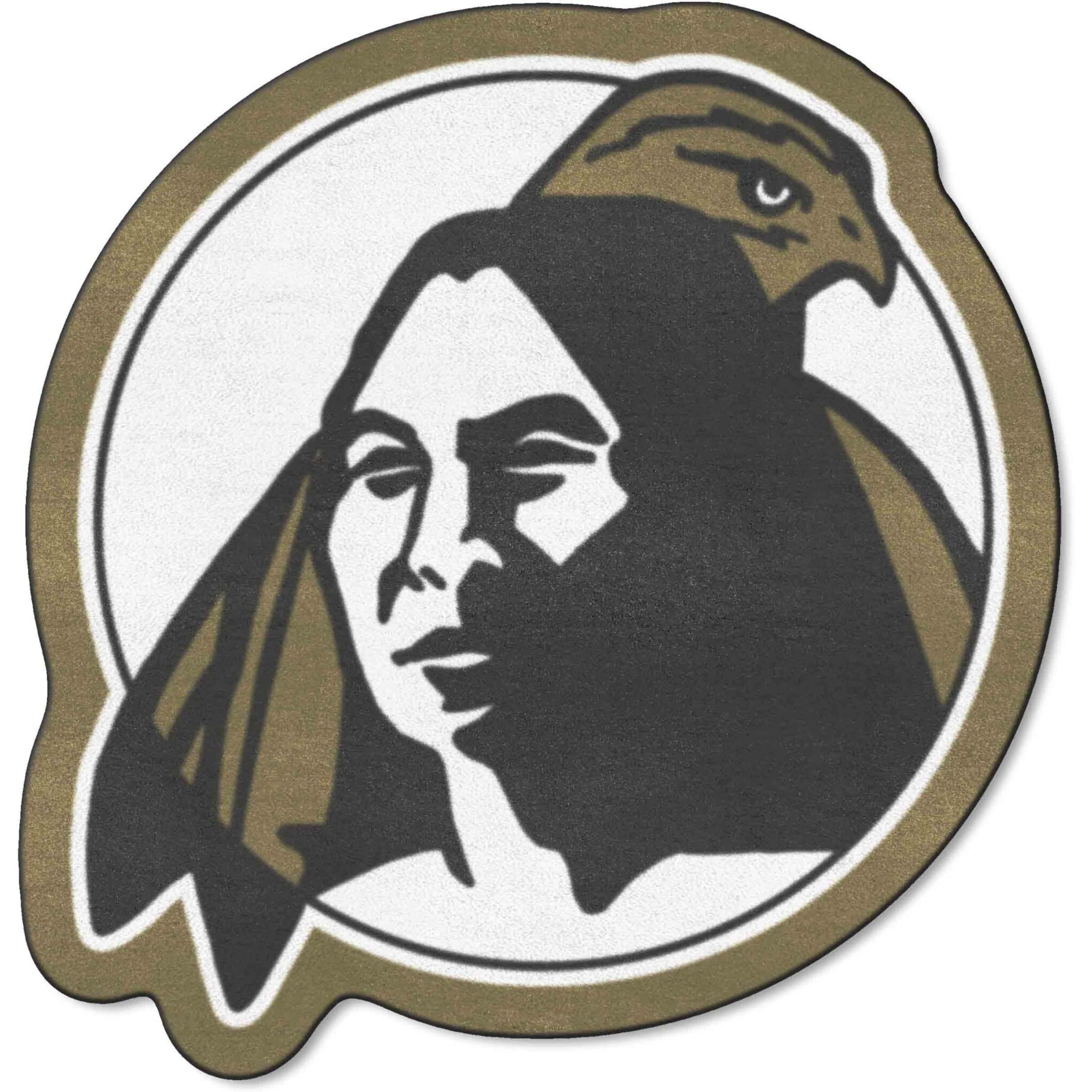 FANMATS 38373 UNC Pembroke Braves Mascot Rug