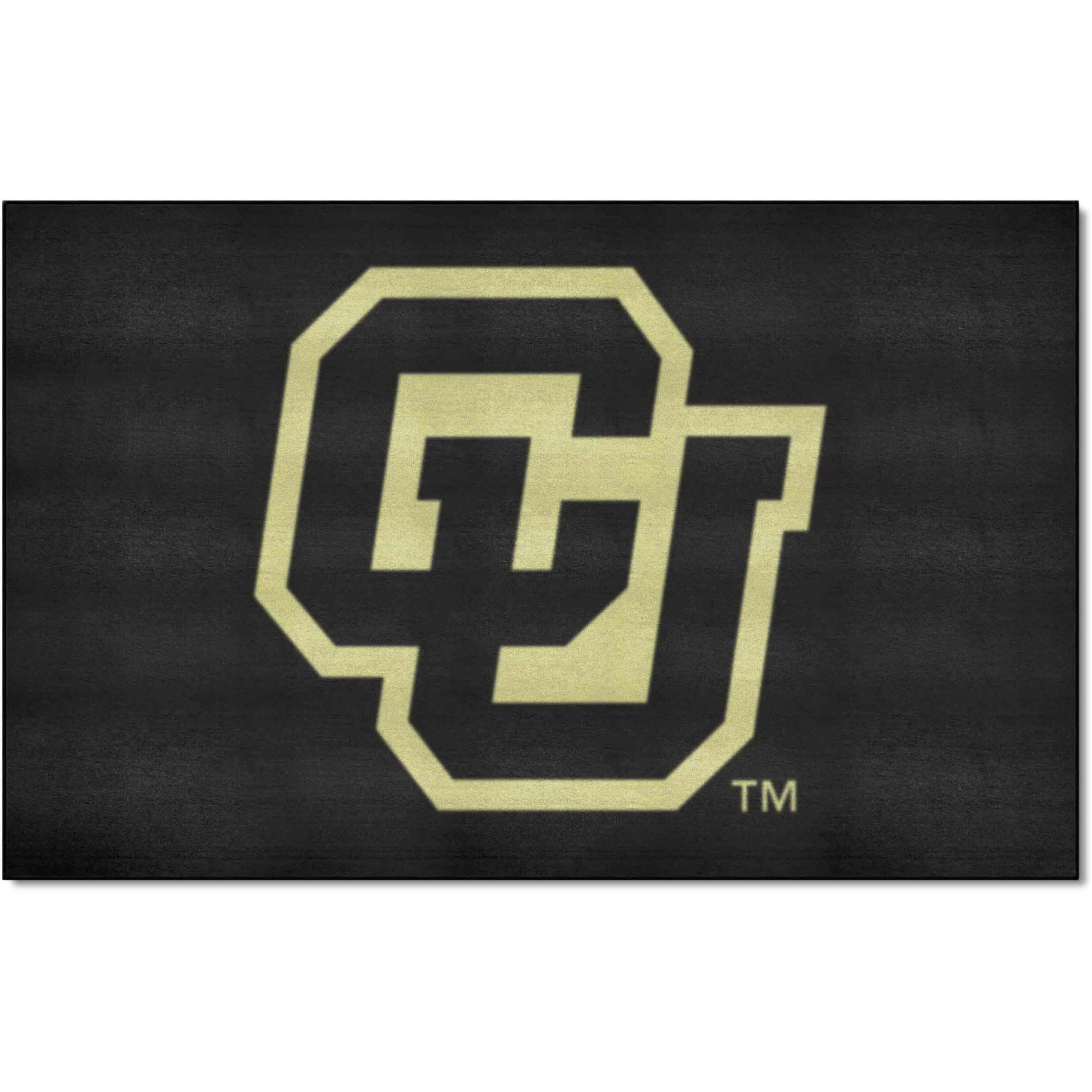 FANMATS 36331 NCAA - Colorado Buffaloes Starter Mat Accent Rug - 19in. x 30in.| Sports Fan Home Decor Rug and Tailgating Mat