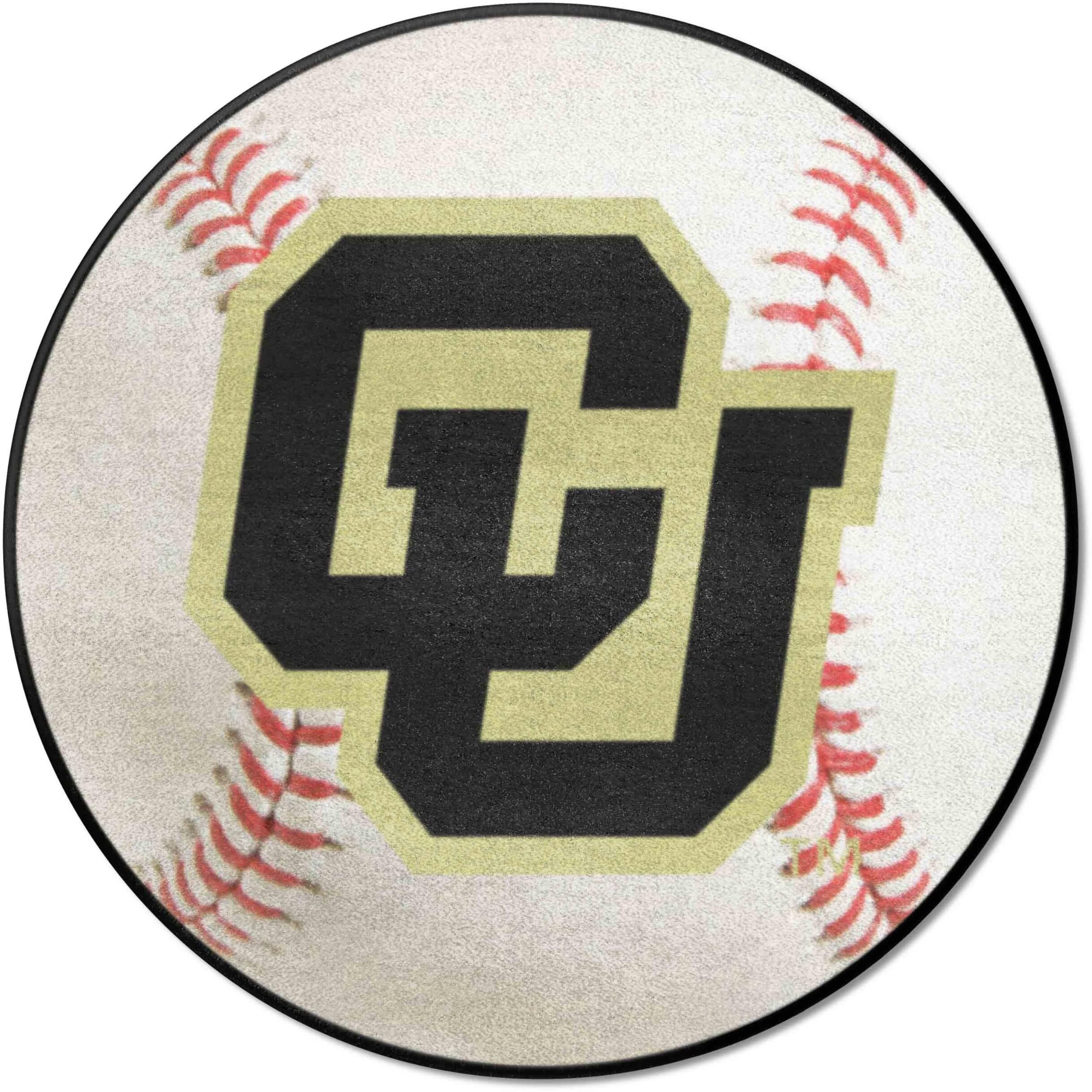 FANMATS 36325 Colorado Buffaloes Basketball Rug - 27in. Diameter