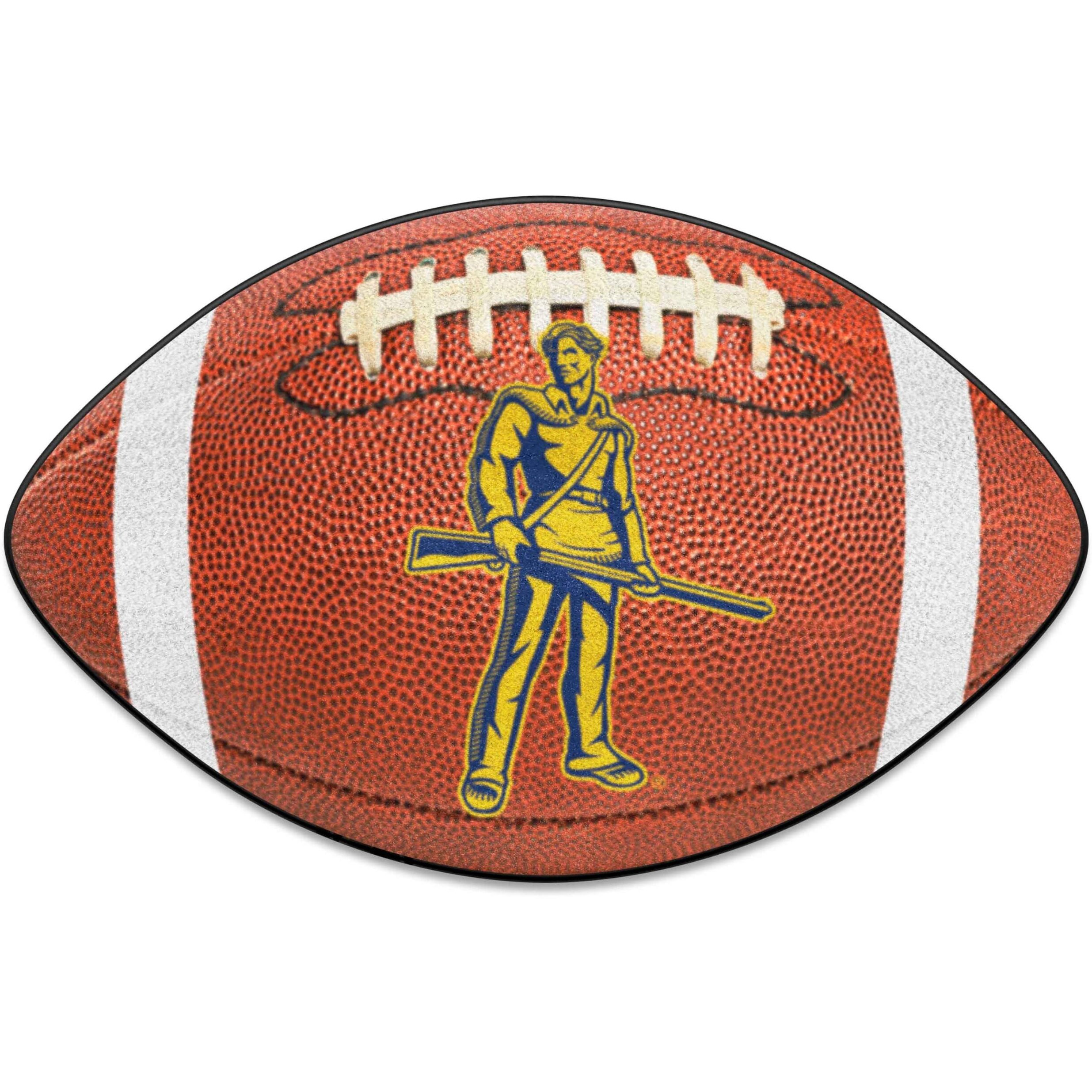 FANMATS 36749 West Virginia Mountaineers Baseball Rug - 27in. Diameter