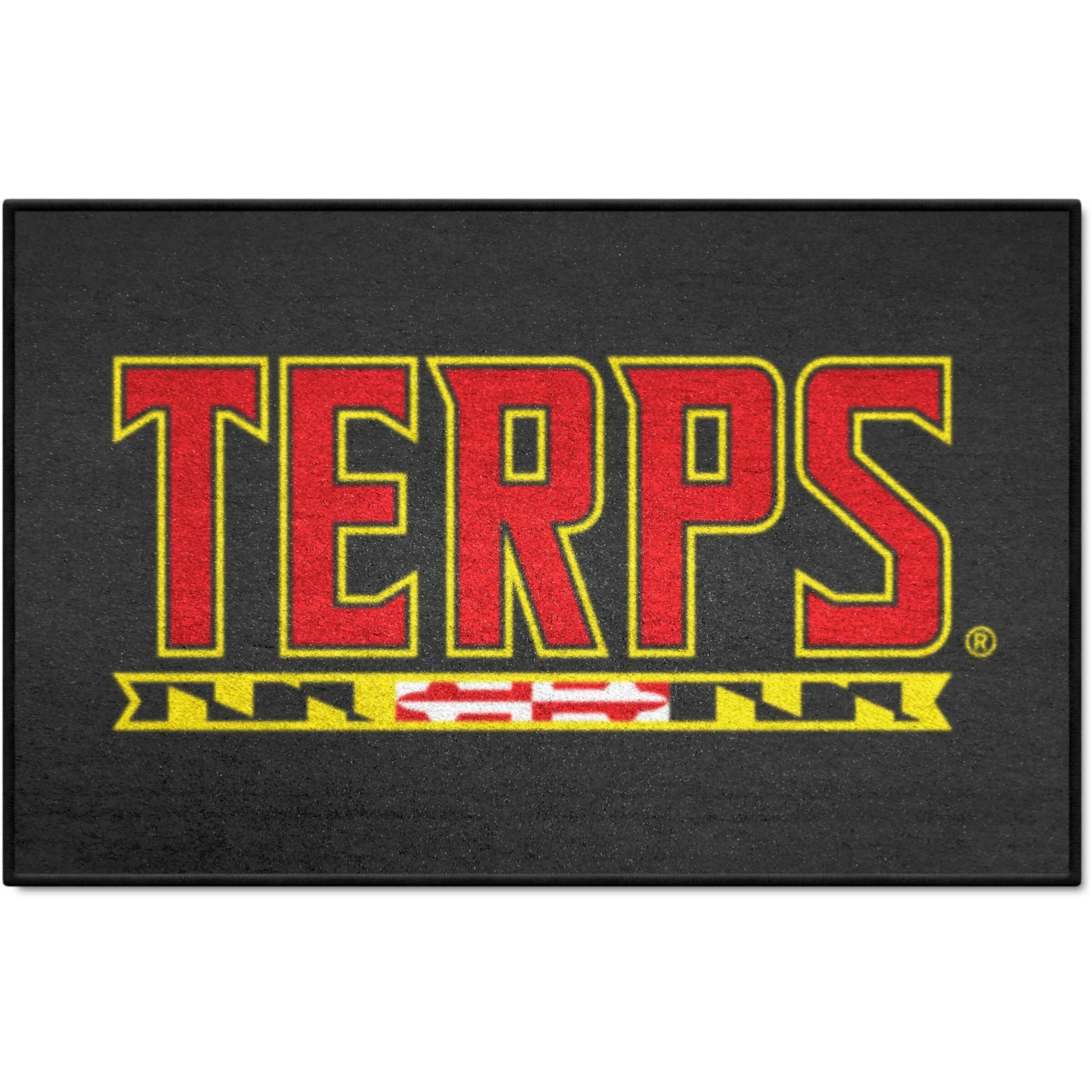 FANMATS 36681 NCAA - Maryland Terrapins Starter Mat Accent Rug - 19in. x 30in.| Sports Fan Home Decor Rug and Tailgating Mat