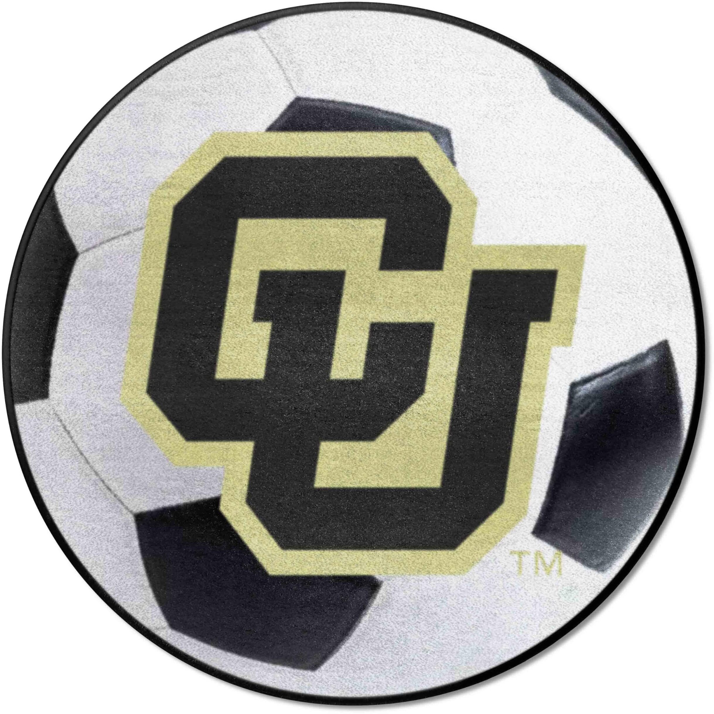 FANMATS 36328 NCAA - Colorado Buffaloes Starter Mat Accent Rug - 19in. x 30in.| Sports Fan Home Decor Rug and Tailgating Mat