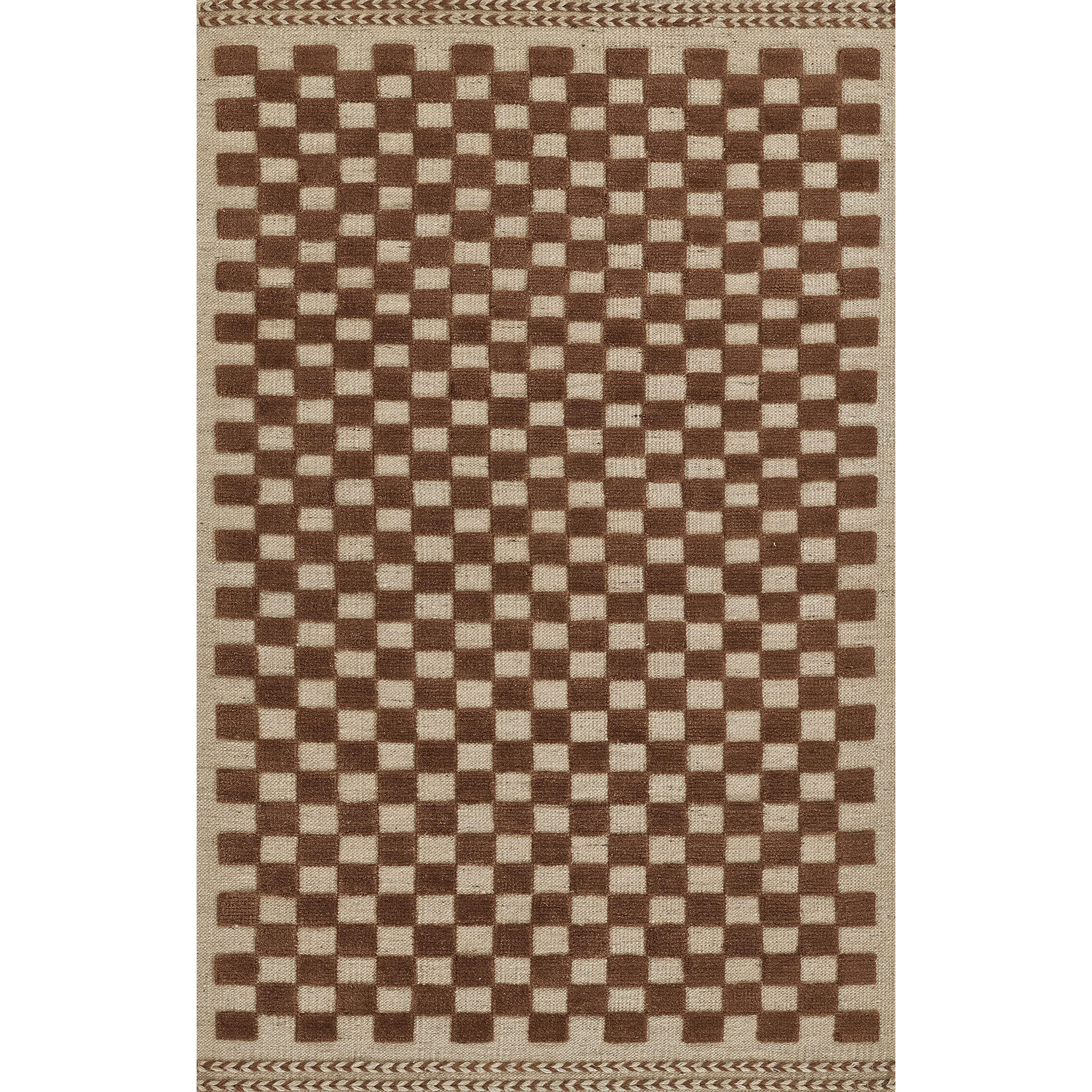 Momeni Willow Collection Indoor and Outdoor Brown Area Rug, 9'0" x 12'0" Sized Mat for Living Room, Bedroom, Hallways, and Home Office