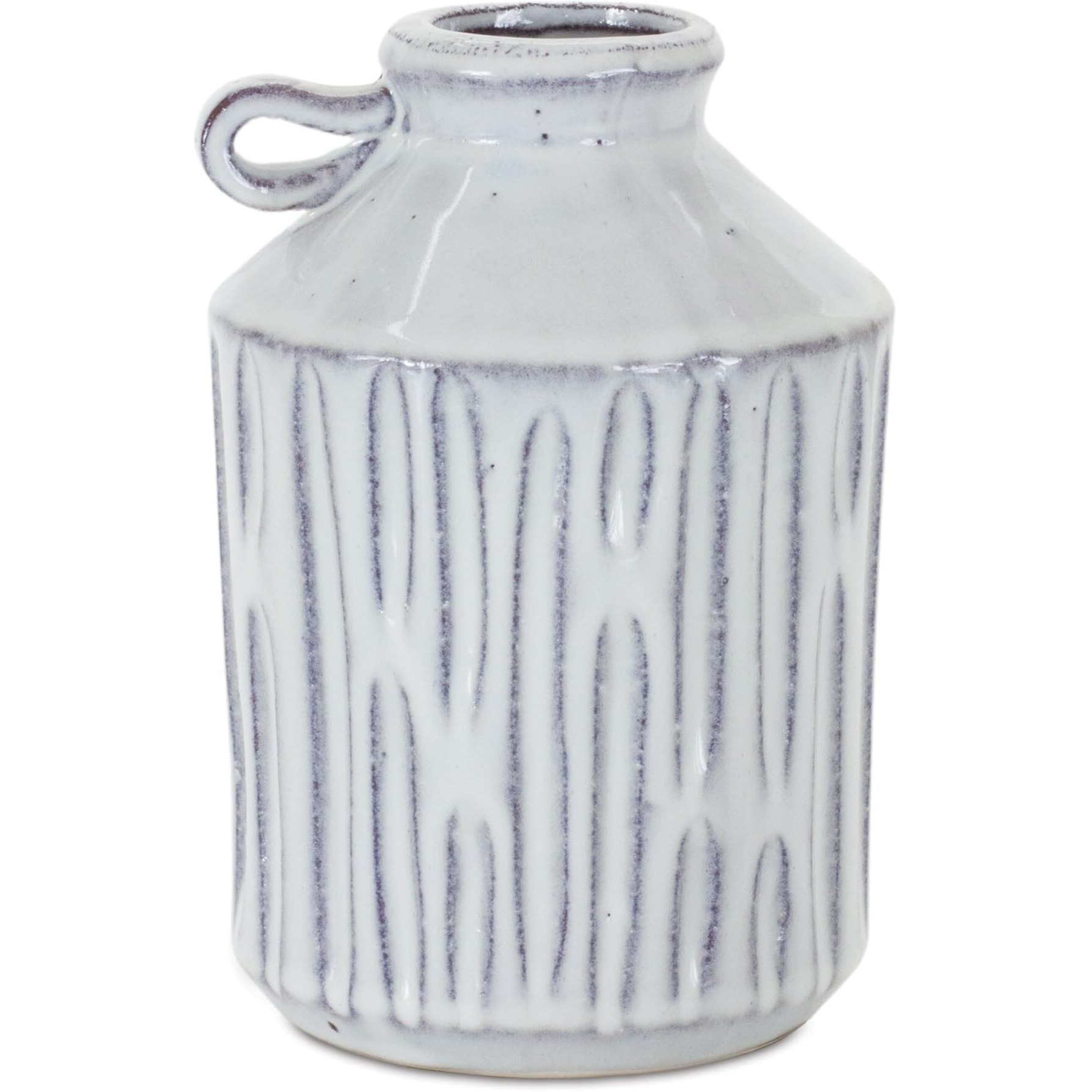 Melrose International Terra Cotta Vase with Handle 7" H