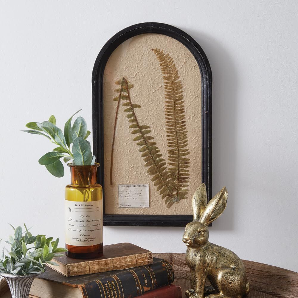 Colonial Tin Works Pressed Botanical Wall Dcor Boston Fern, 18.5-inch Height, Home, Home Dcor