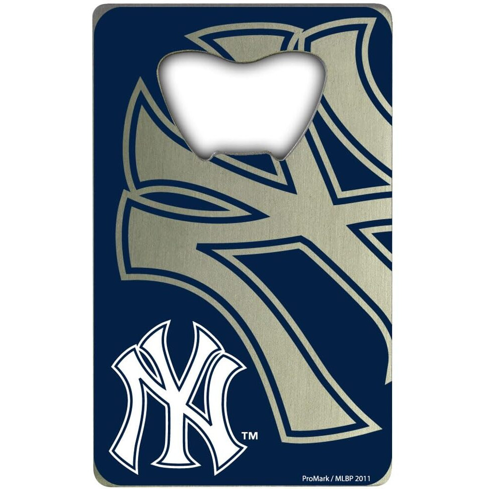 FANMATS 62537 New York Yankees Credit Card Style Bottle Opener - 2 x 3.25