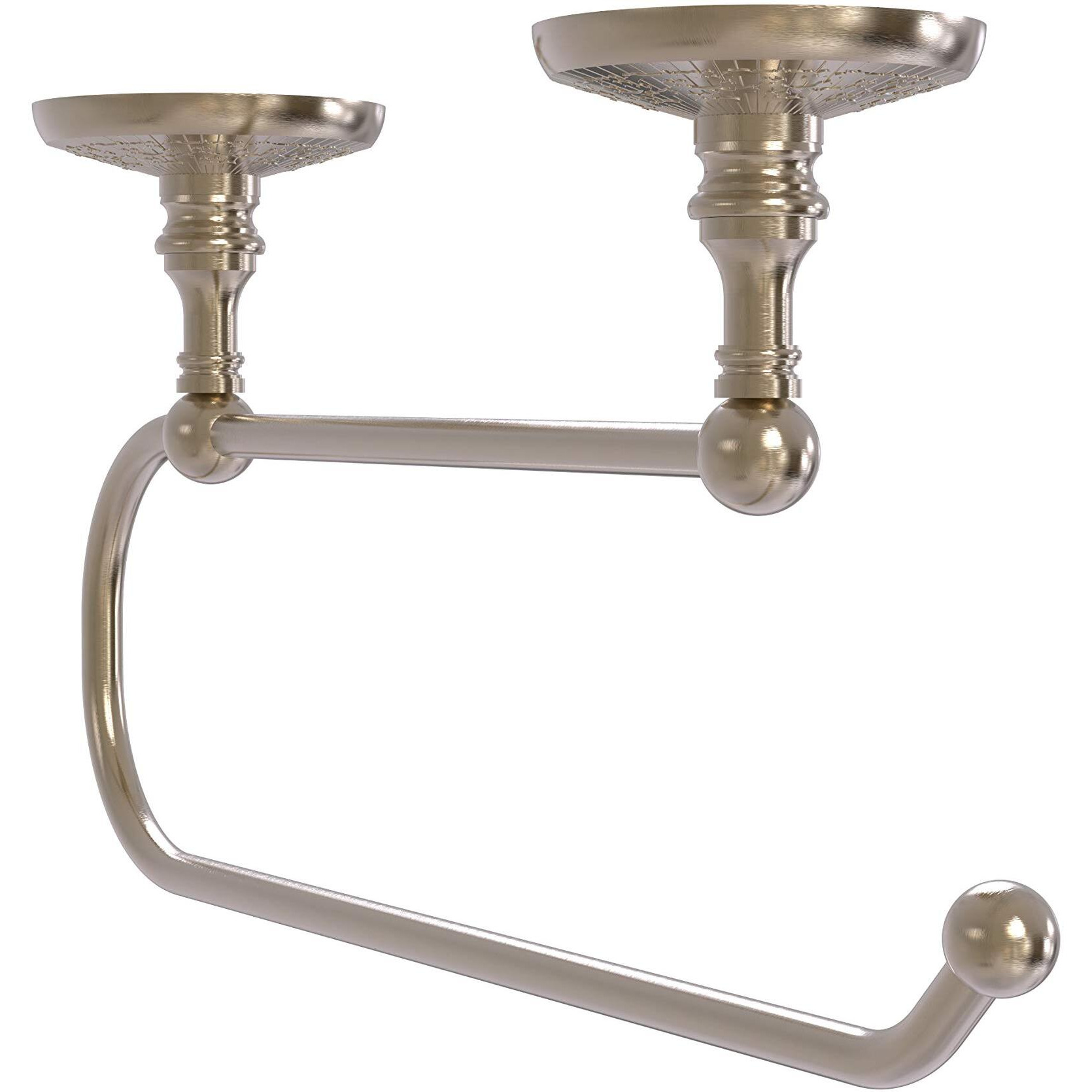 Allied Brass Prestige Monte Carlo Under Cabinet Paper Towel Holder, Antique Pewter