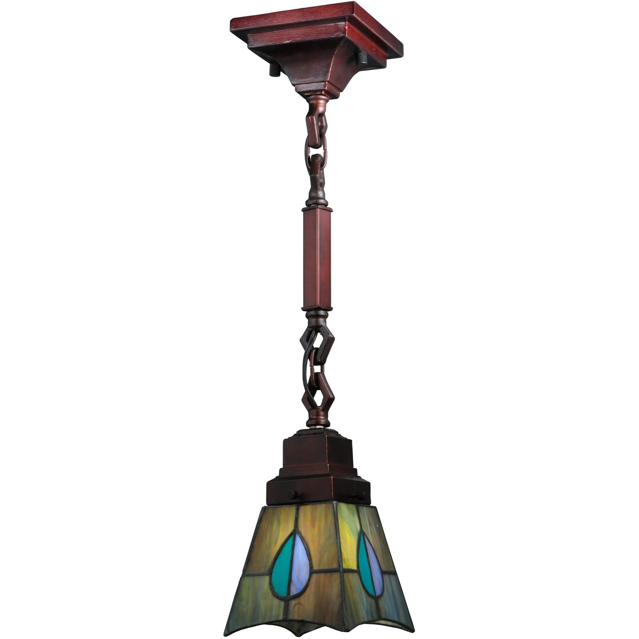 Mission Mackintosh 1 Light Mini Pendant