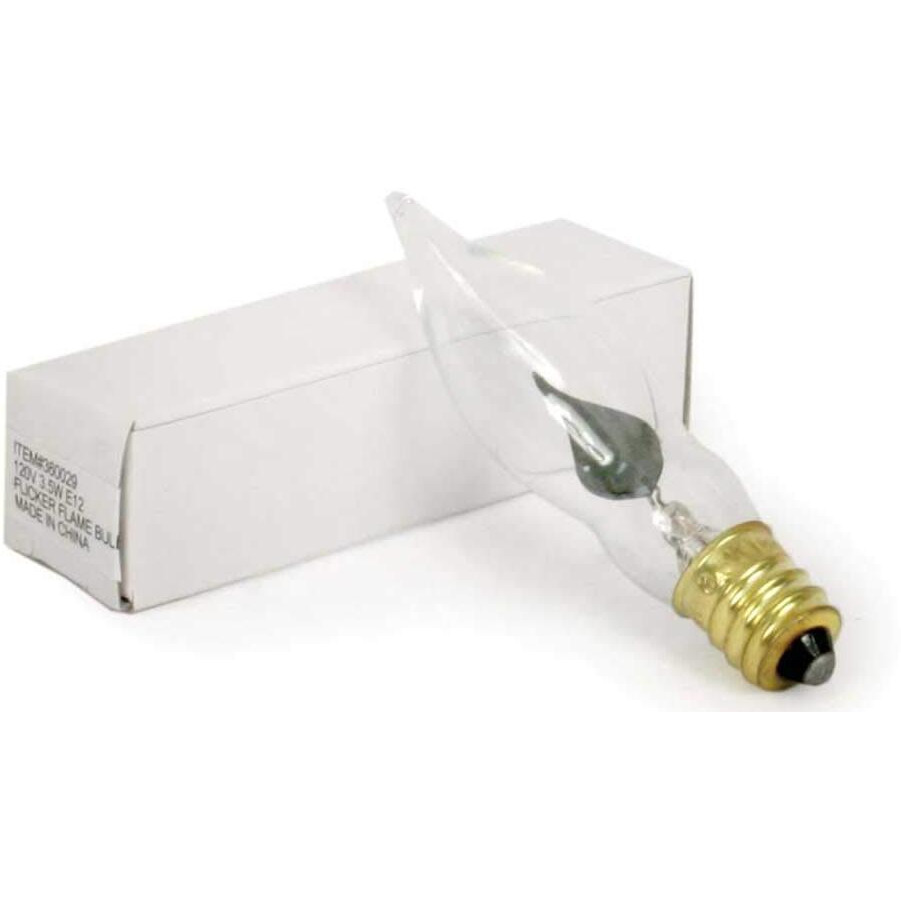 CTW Home Collection 3 Watt Clear Flicker Bulbs, Box of 25 Bulbs