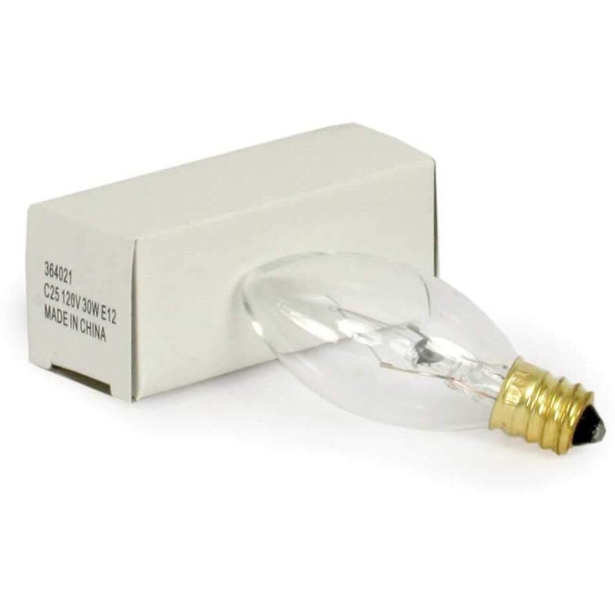 Short 30 Watt Light Bulb - Box of 25