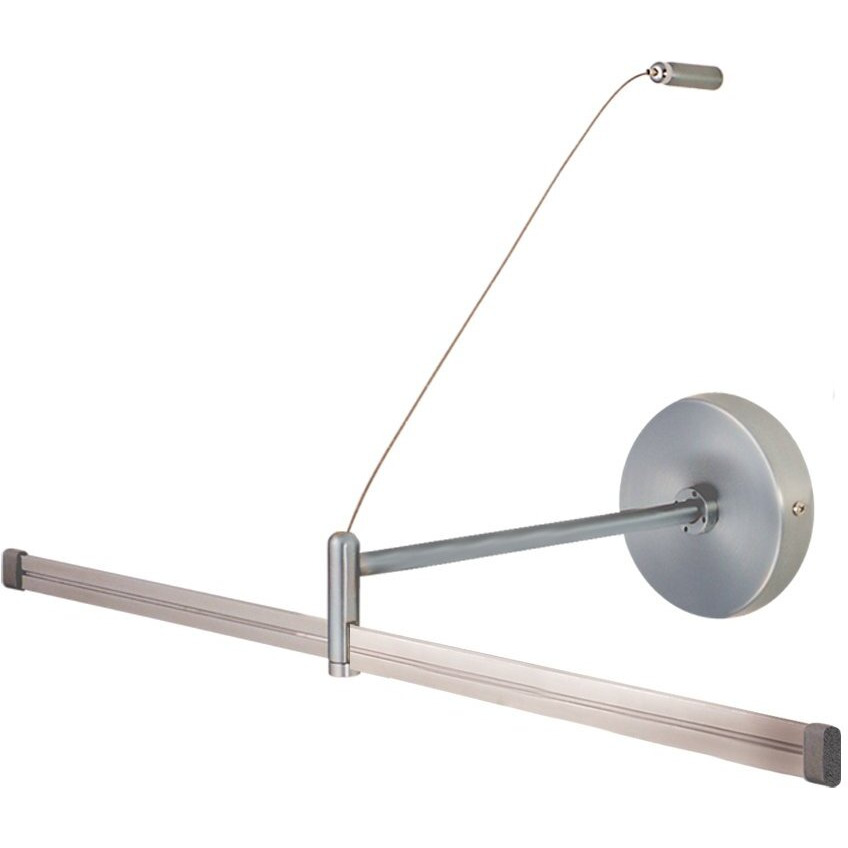 JESCO Lighting MA-WMPF12CH Wall Monorail Power Feed - Extends Monorail 12" from Wall - Chrome