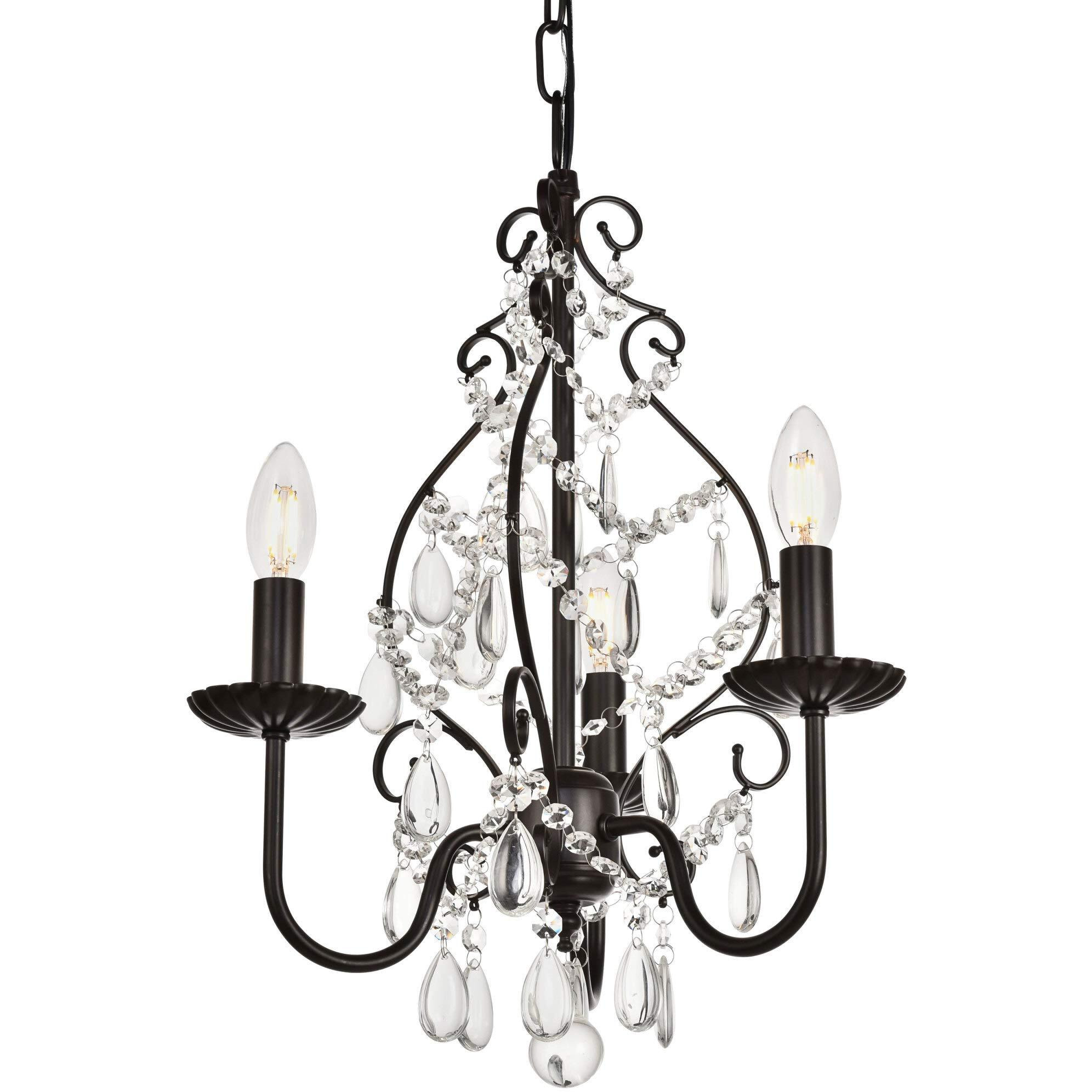 Living District Blaise 3-Light Transitional Metal Pendant in Oil Rubbed Bronze