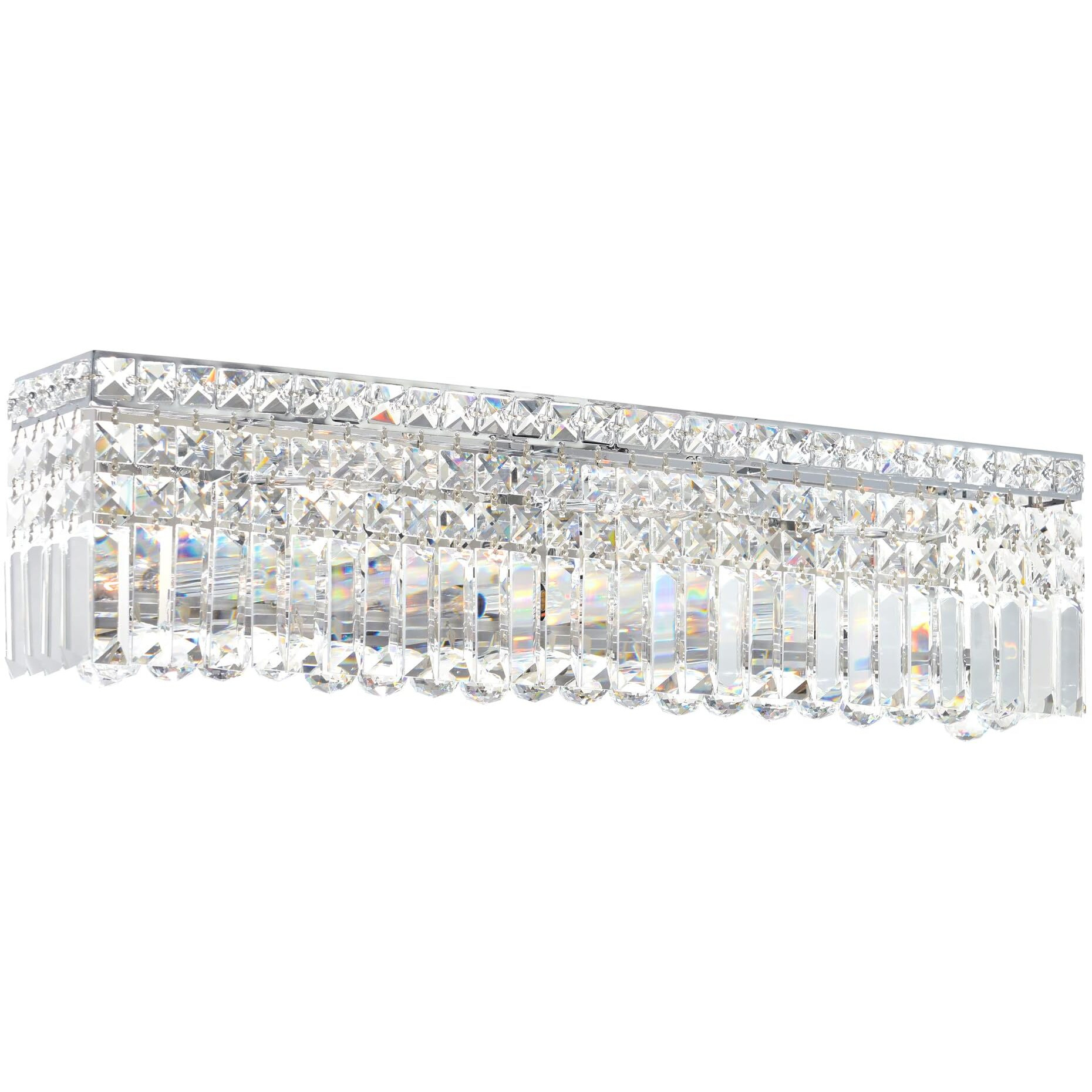 CWI Lighting Colosseum 6 Light Vanity Light with Chrome Finish Fom