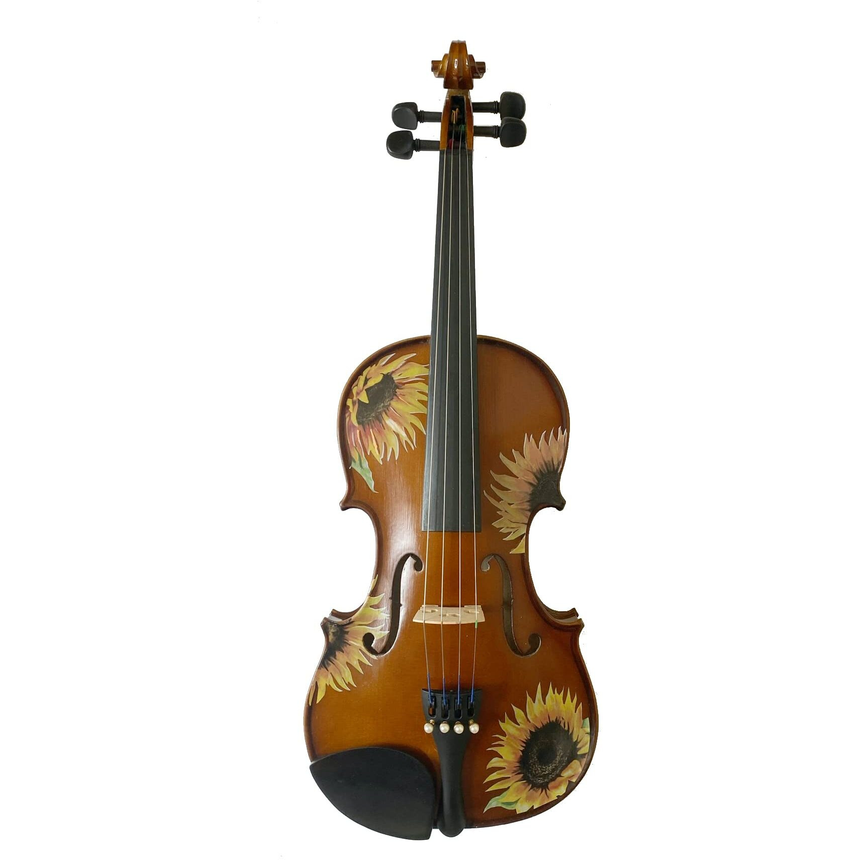 Sunflower Deluxe Violin Outfit w'pearl fine tuners
