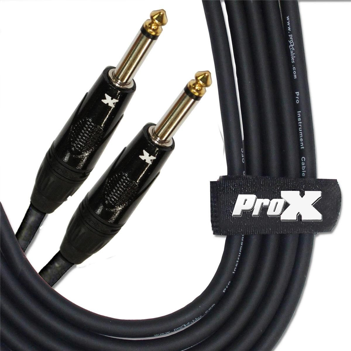 Prox XC-PP05 5' Ft. Unbalanced 1/4" TS-M to 1/4" TS-M High Performance Pro Audio Instrument Guitar Cable
