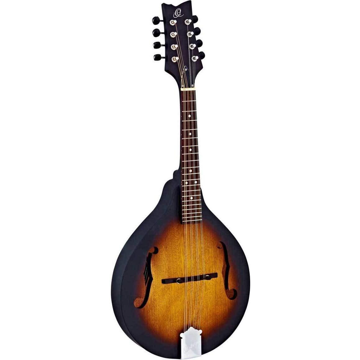 Ortega Guitars, 8-String A-Style Series Mandolin, Right, Chrome (RMA5VS)