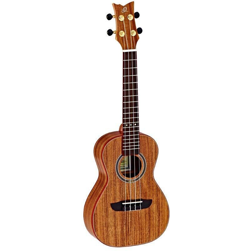 Ortega Guitars, 4-String Timber Series Solid Top Concert Ukulele w/Bag, Right (RUACA-CC)