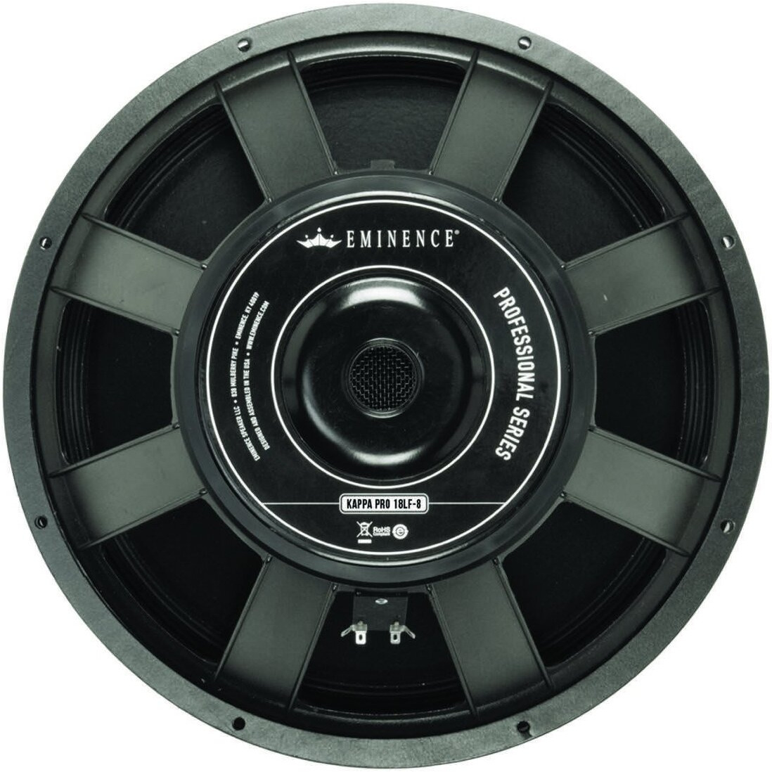 Eminence Professional Series Kappa Pro 18LF-8 18" Pro Audio Speaker, 800 Watts at 8 Ohms, Green