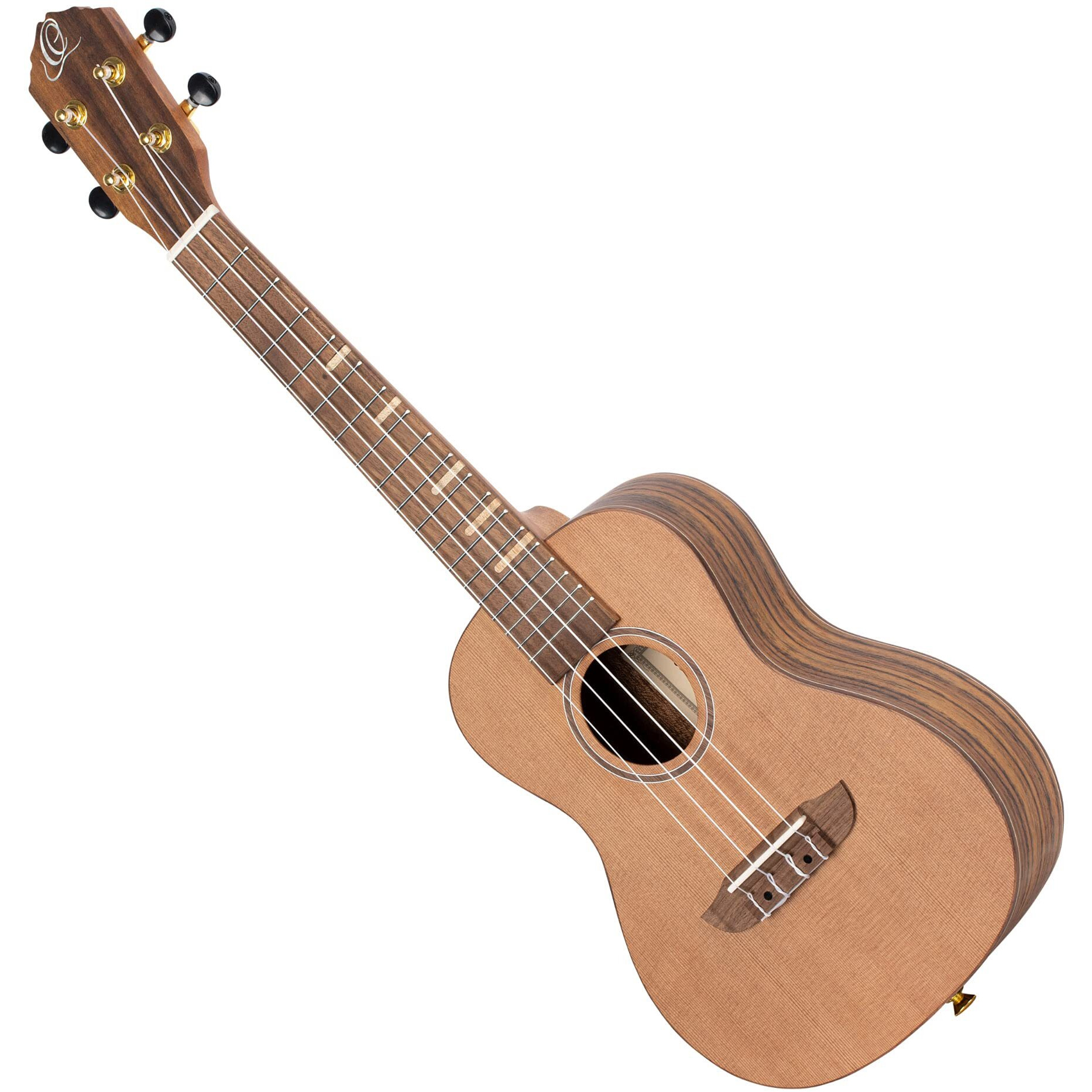 Ortega Guitars, 4-String Timber Series Concert Ukulele w/Bag, Solid Cedar Top/Left Hand,  (RUTI-CC-L)
