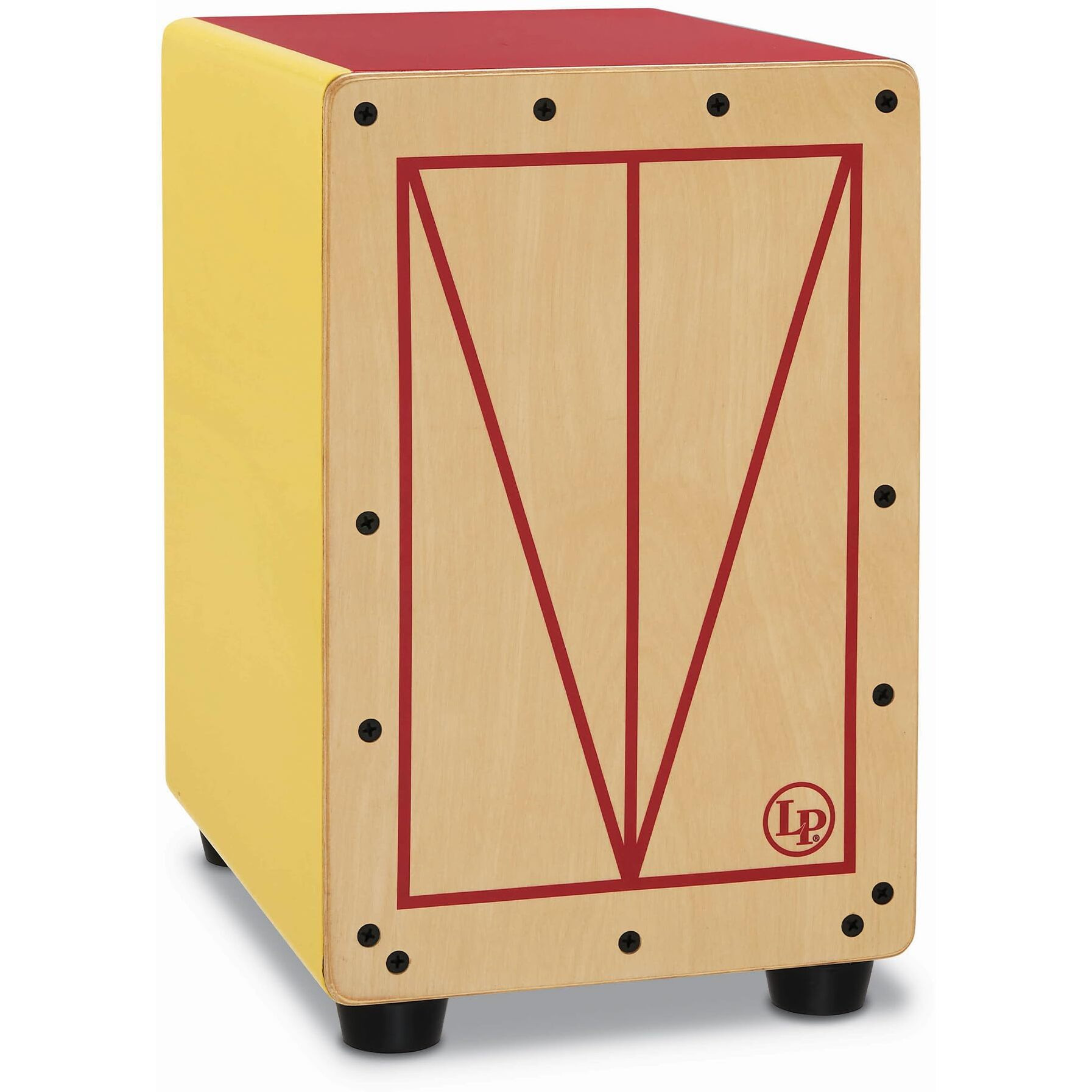 Latin Percussion Lil MT Box Cajon, Multi Color, 13" x 11" x 8" (LP1443L)