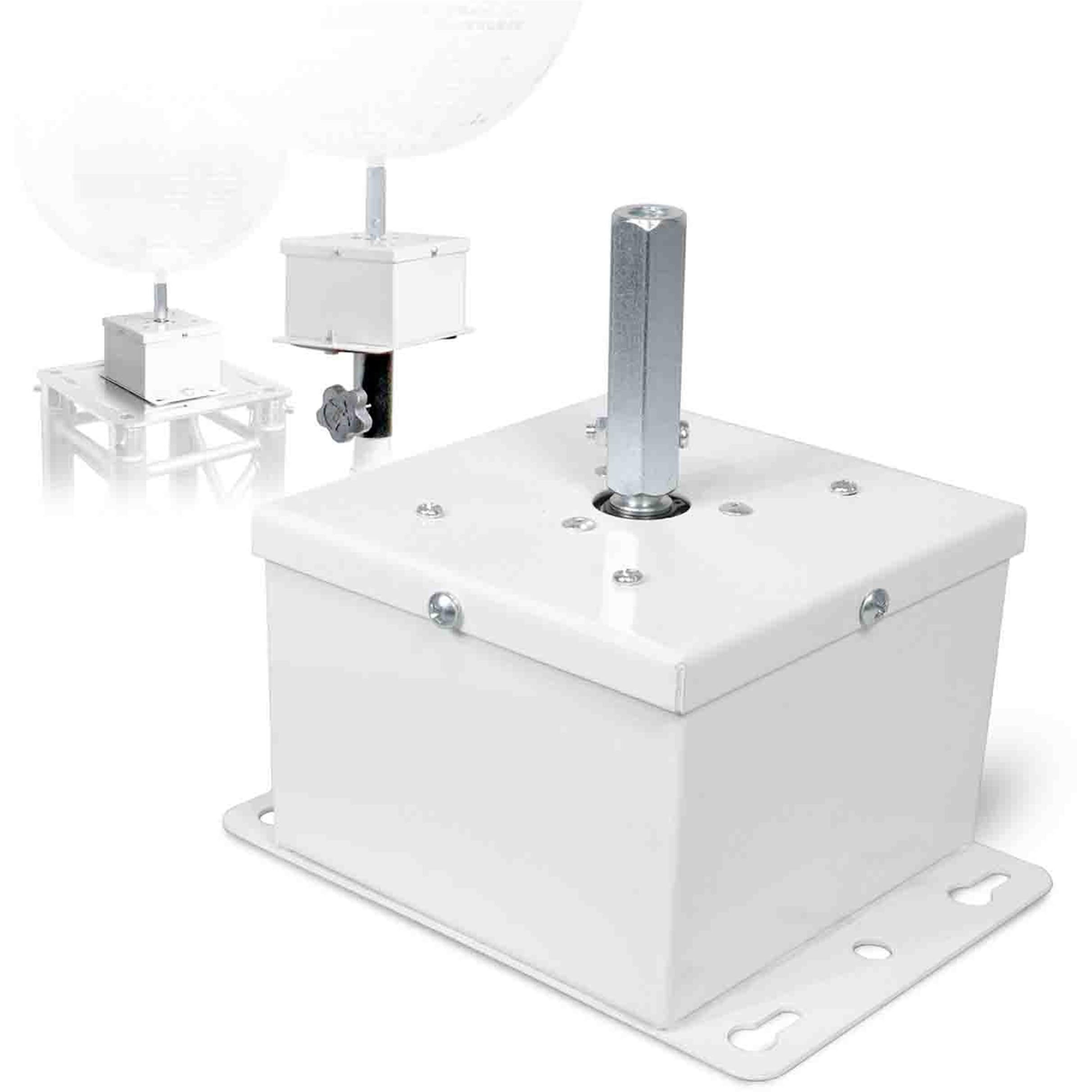 ProX X-MOTOS-WH MOTOS Universal Upright Mirror Ball Oscillating 1RPM Motor  Mounts up to 30" Mirror Balls White Finish